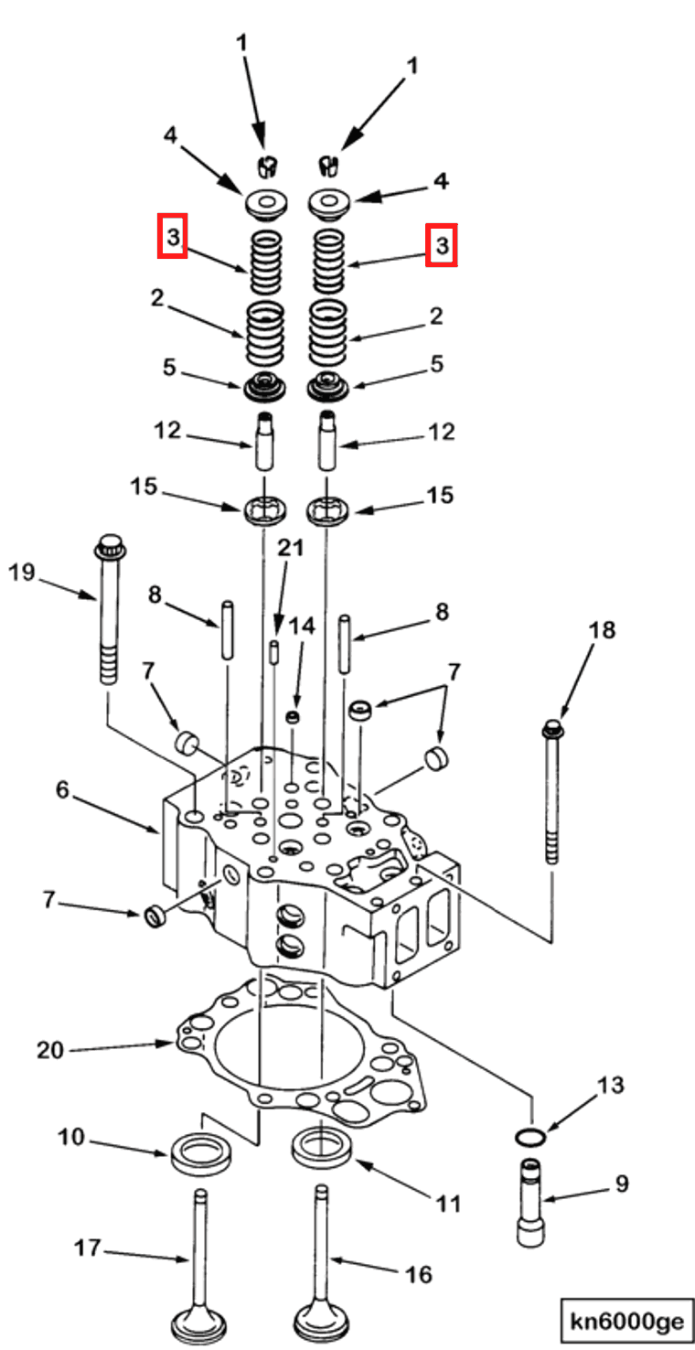 Valve | Cummins 3092509 | Valve Spring