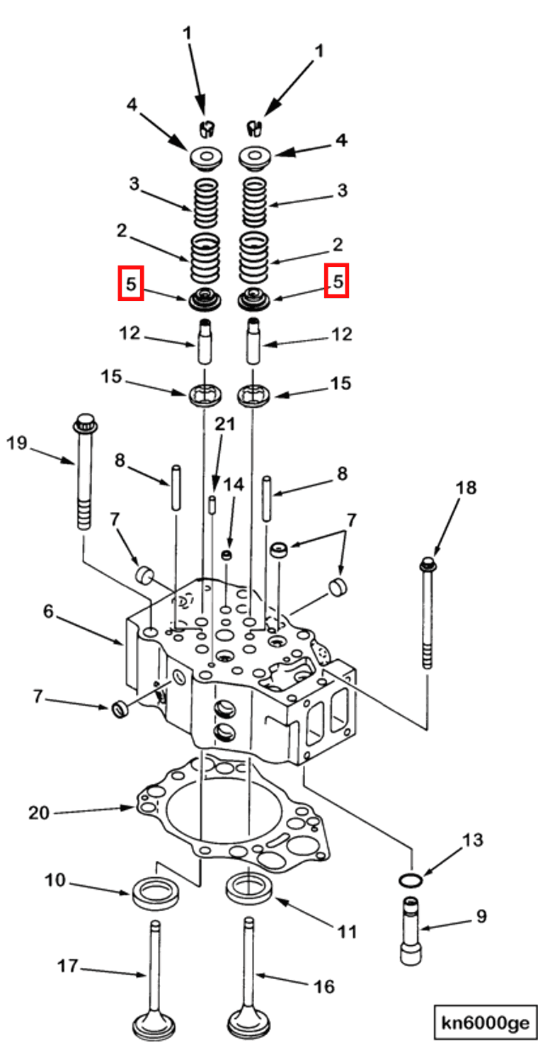 Valve | Cummins 3092511 | Valve Spring Guide