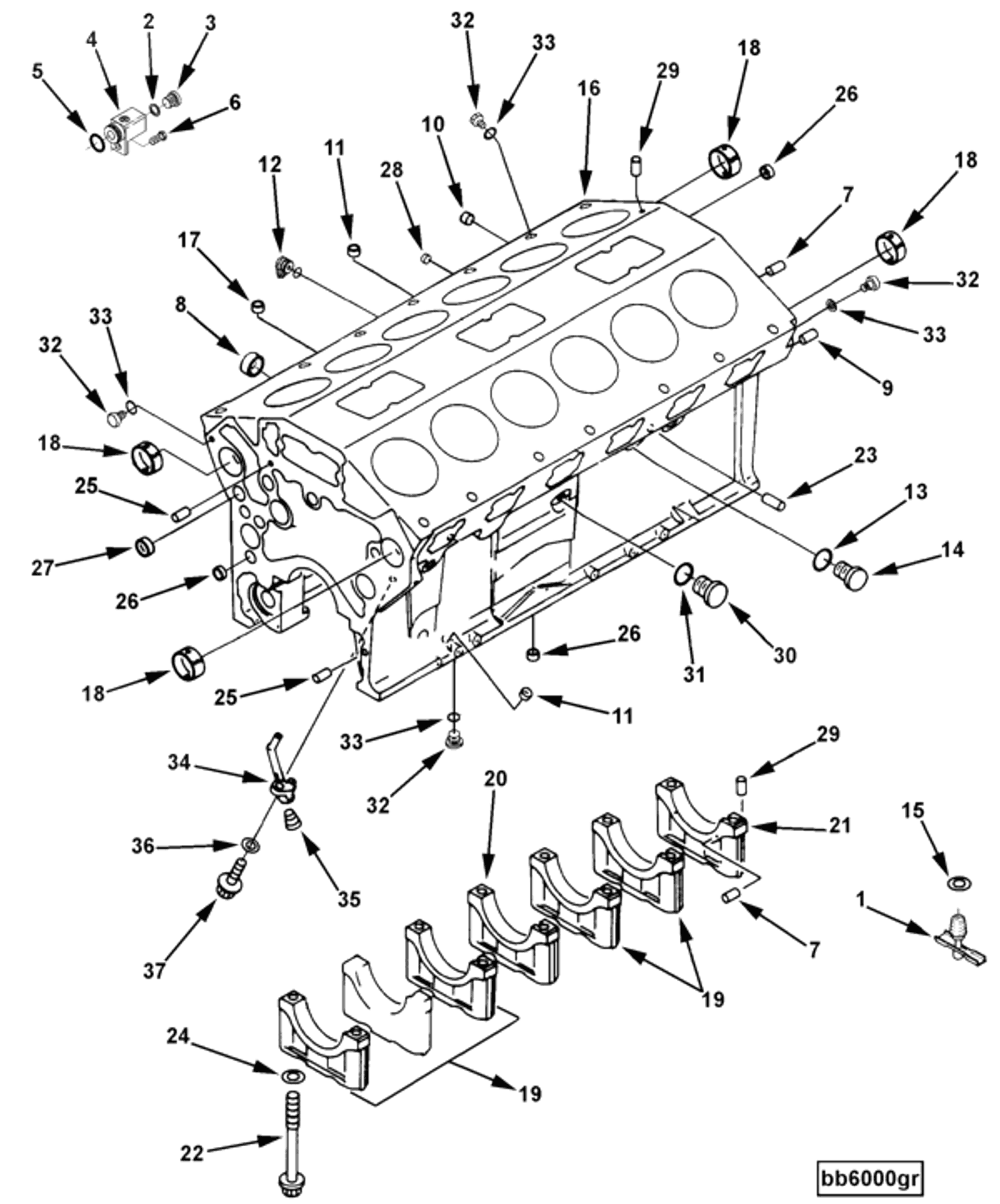 Piston | Cummins 3092564 | Piston Cooling Nozzle