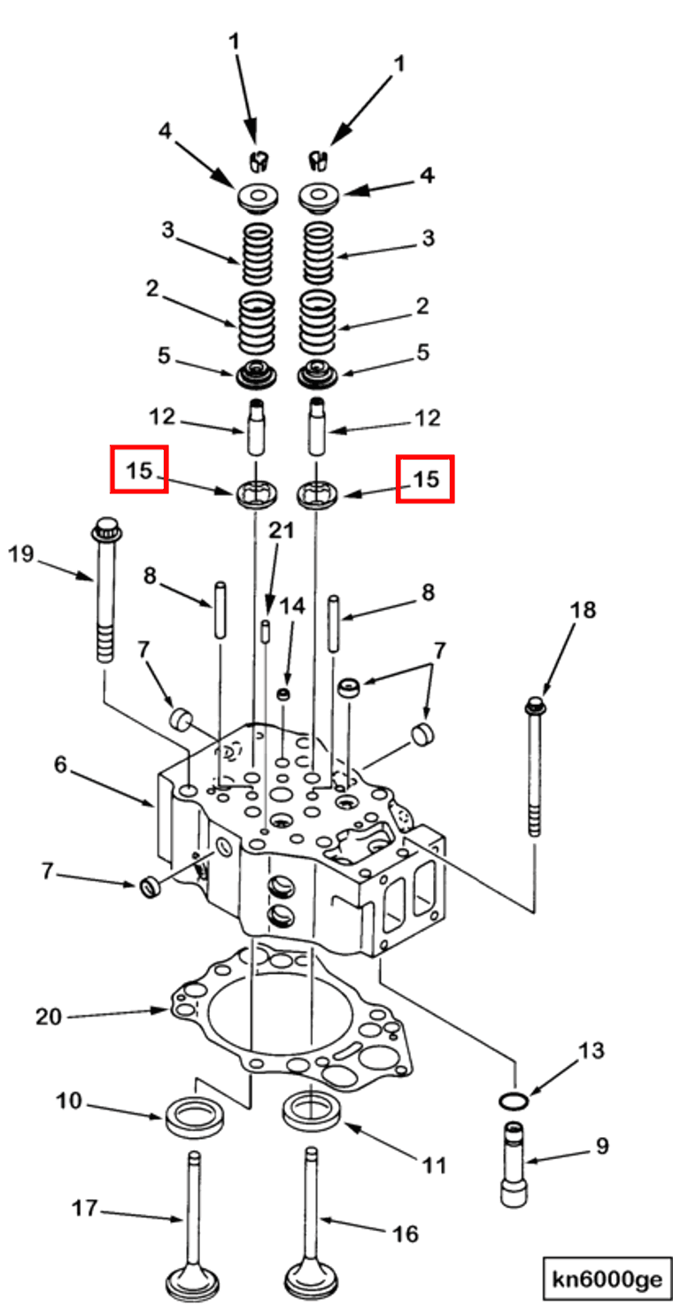 Valve | Cummins 3092608 | Valve Stem Seal