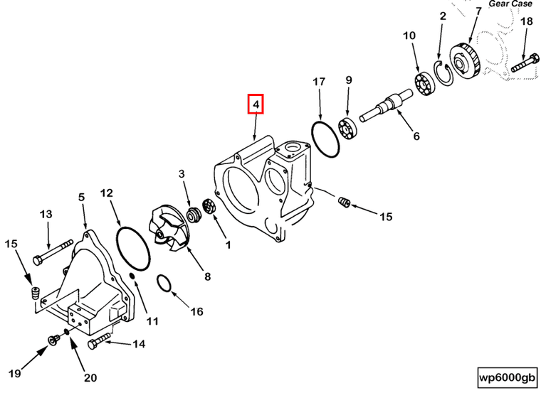Water Pump | Cummins 3093086 | Water Pump Body