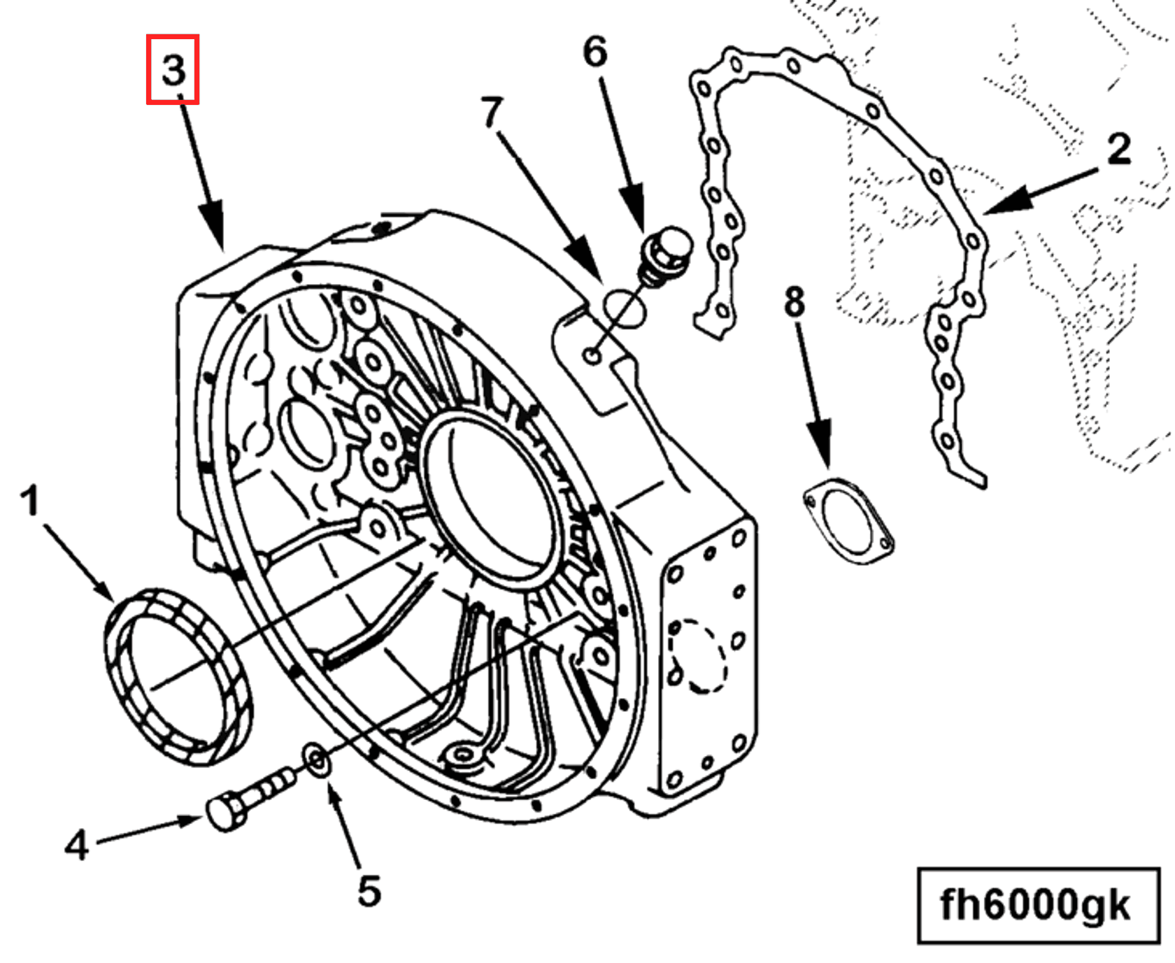 Flywheel | Cummins 3093090 | Flywheel Housing