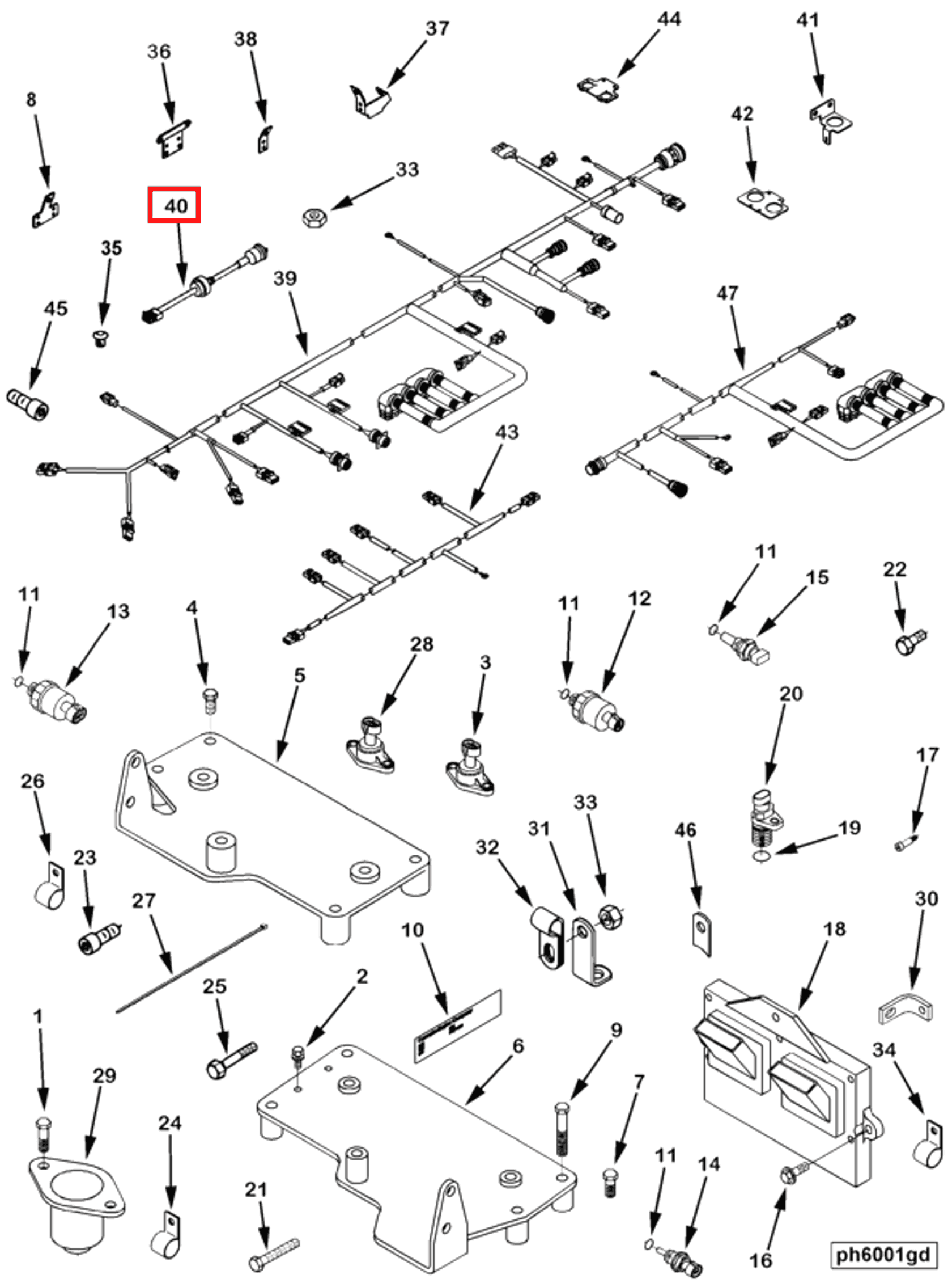 Ring | Cummins 3093098 | Wiring Harness