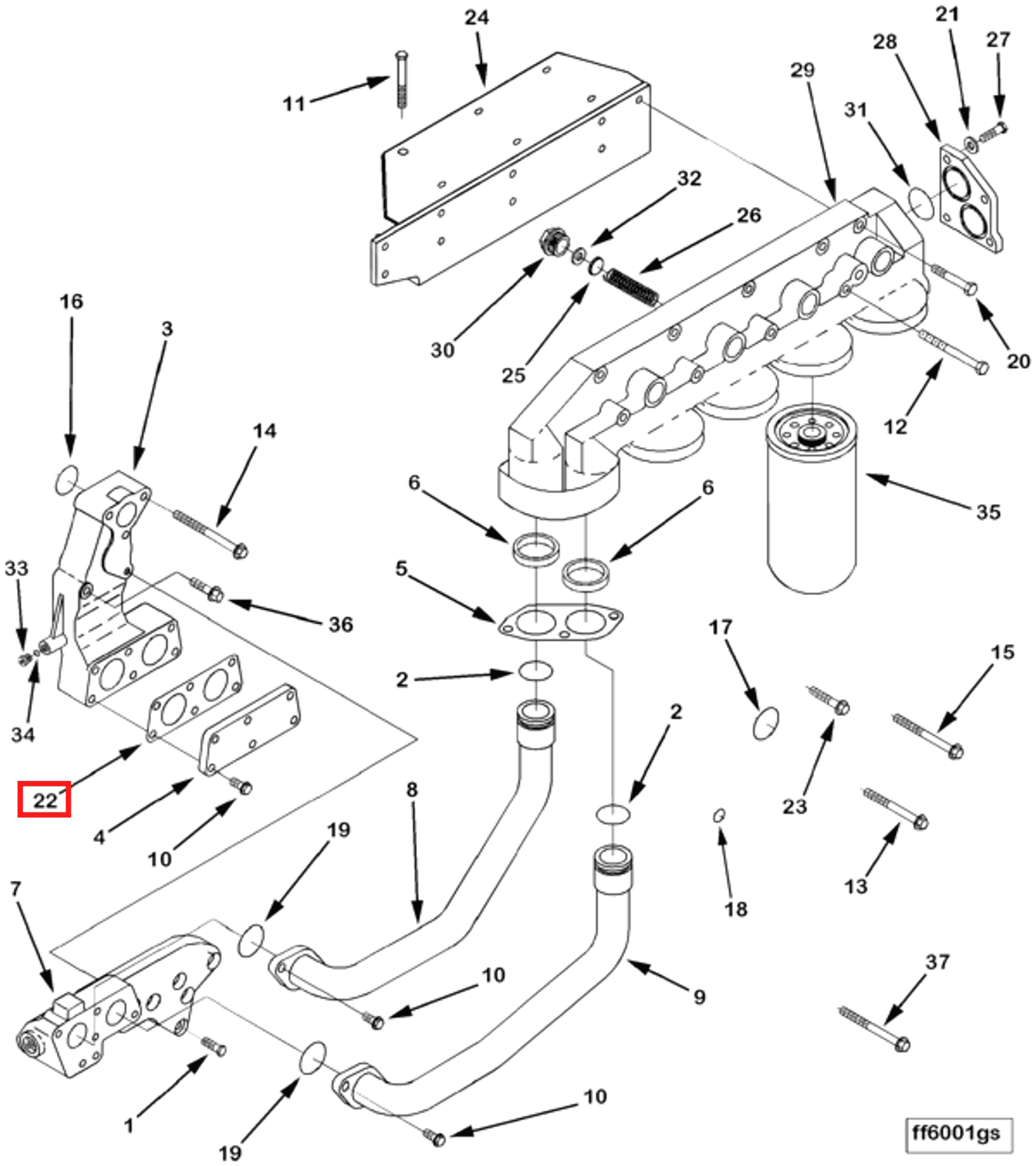 Gasket | Cummins 3094031 | Cover Plate Gasket
