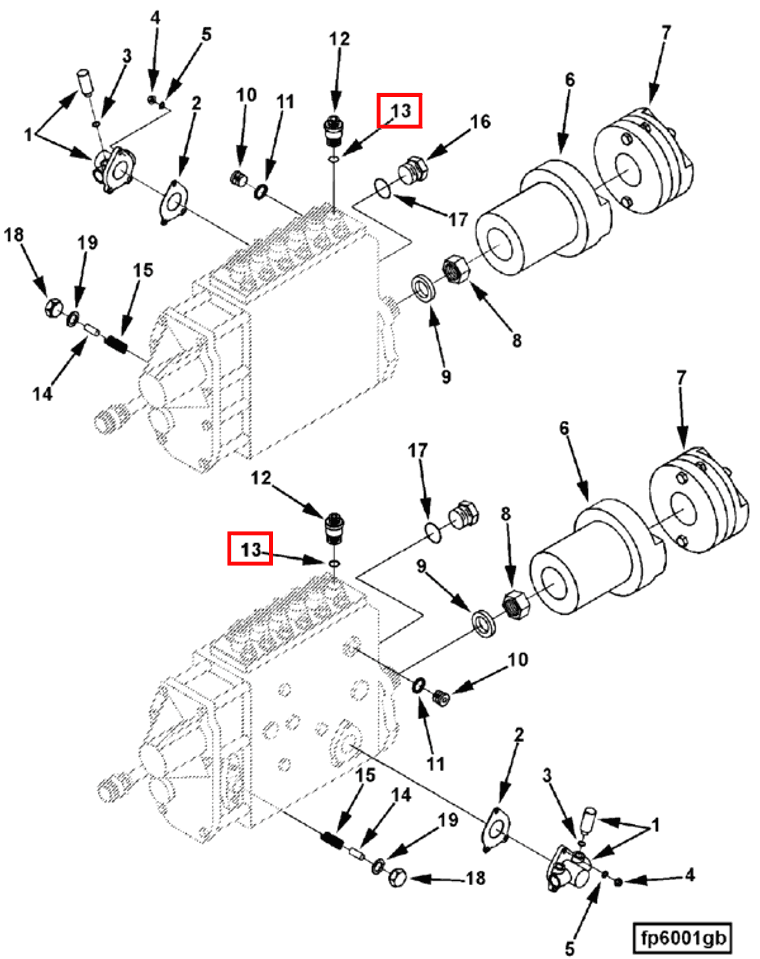Valve | Cummins 3094639 | Delivery Valve Hold O-ring