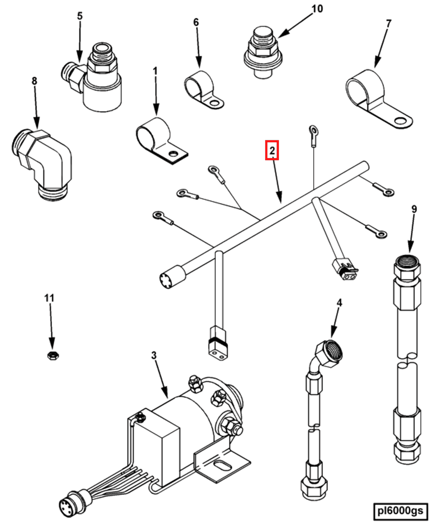 Ring | Cummins 3094851 | Wiring Harness