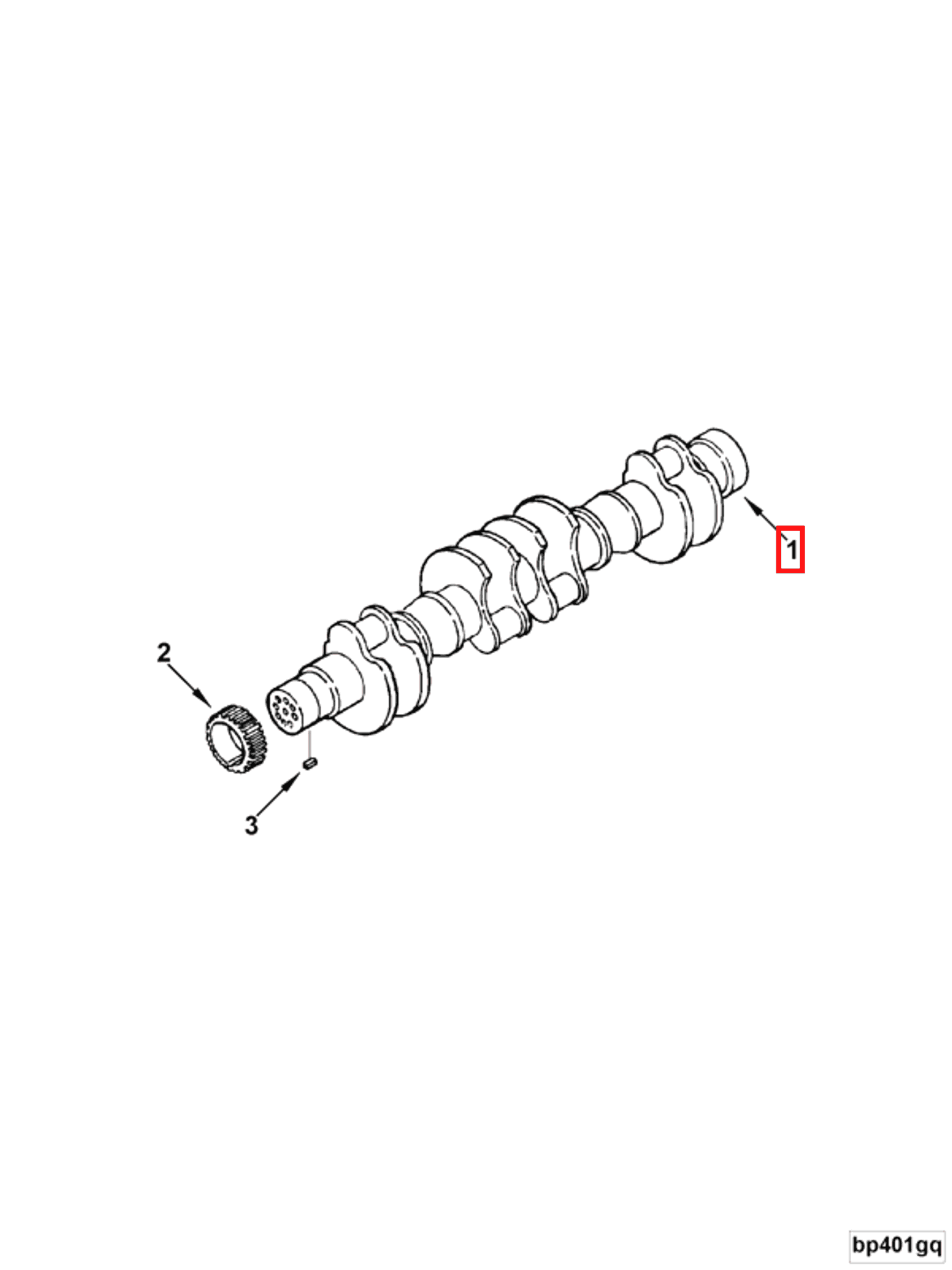 Engine | Cummins 3096362 | Engine Crankshaft
