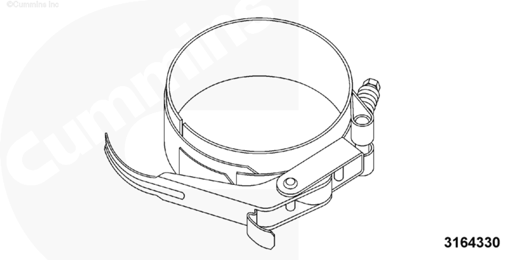 Piston | Cummins 3164330 | Piston Ring Compressor
