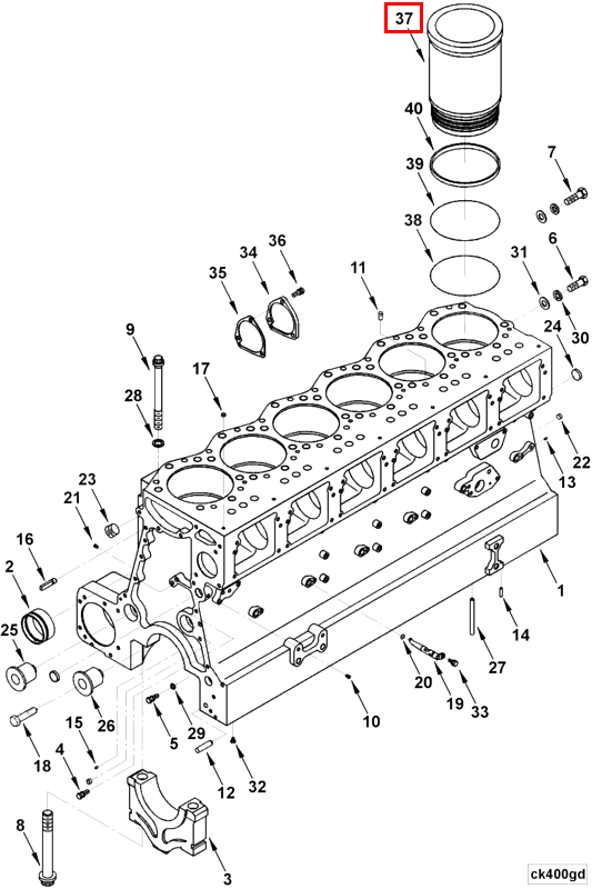Cylinder liner | Cummins 3202240