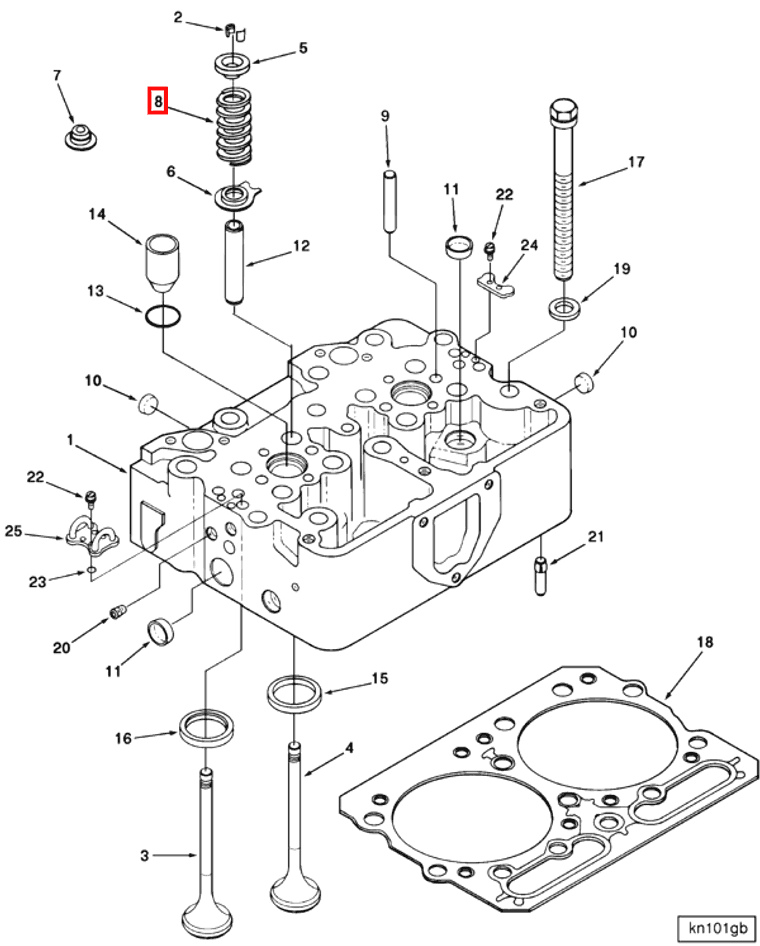Valve | Cummins 3251695 | Valve Spring