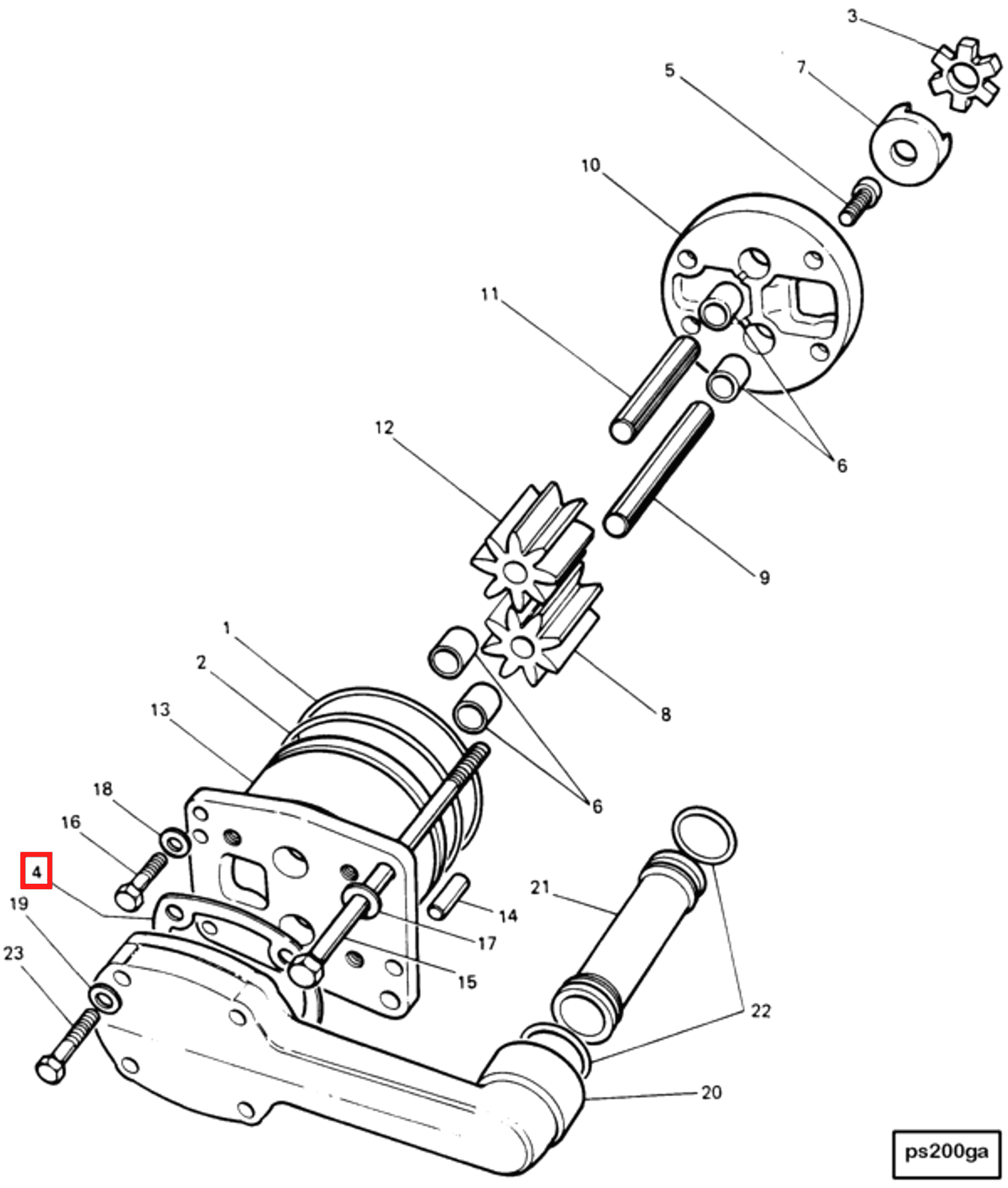 Gasket | Cummins 3252340 | Lubricating Oil Pump Gasket