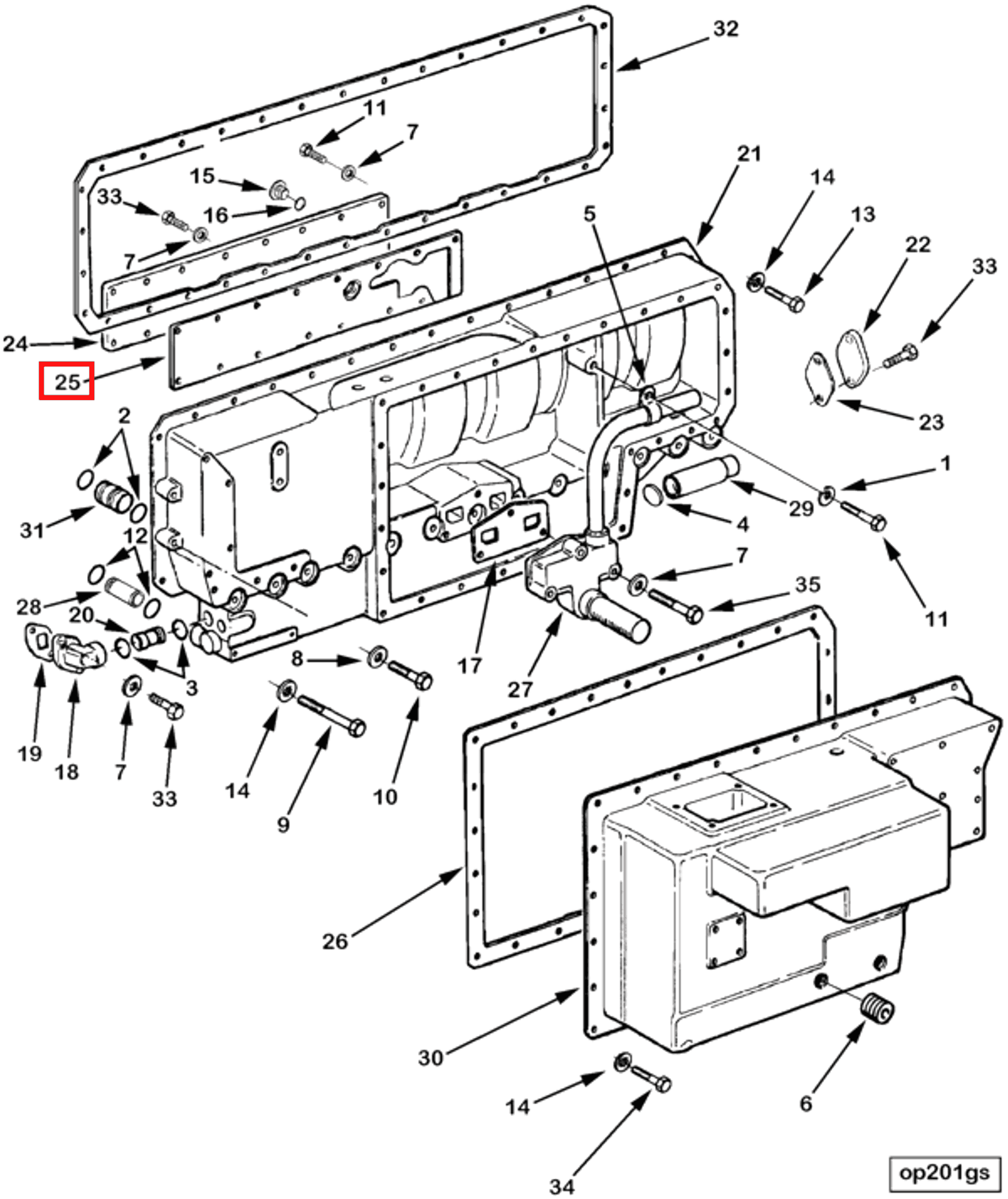Gasket | Cummins 3252357 | Cover Plate Gasket