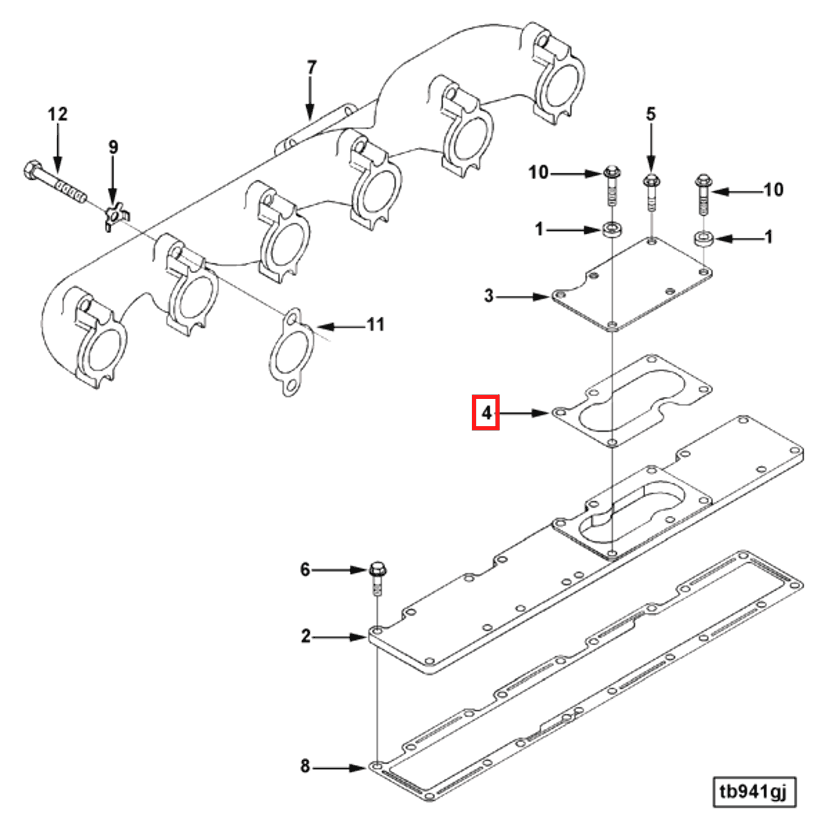 Gasket | Cummins 3279117 | Cover Plate Gasket