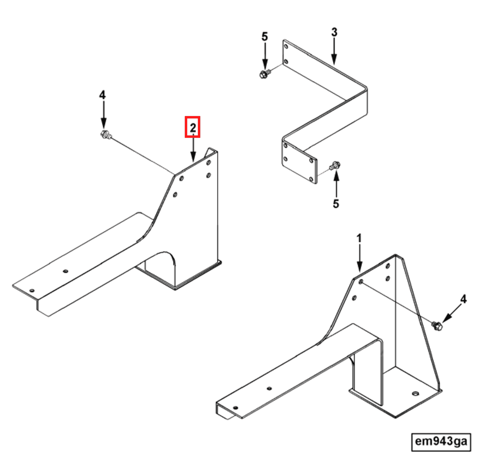 Engine | Cummins 3283118 | Engine Bracket