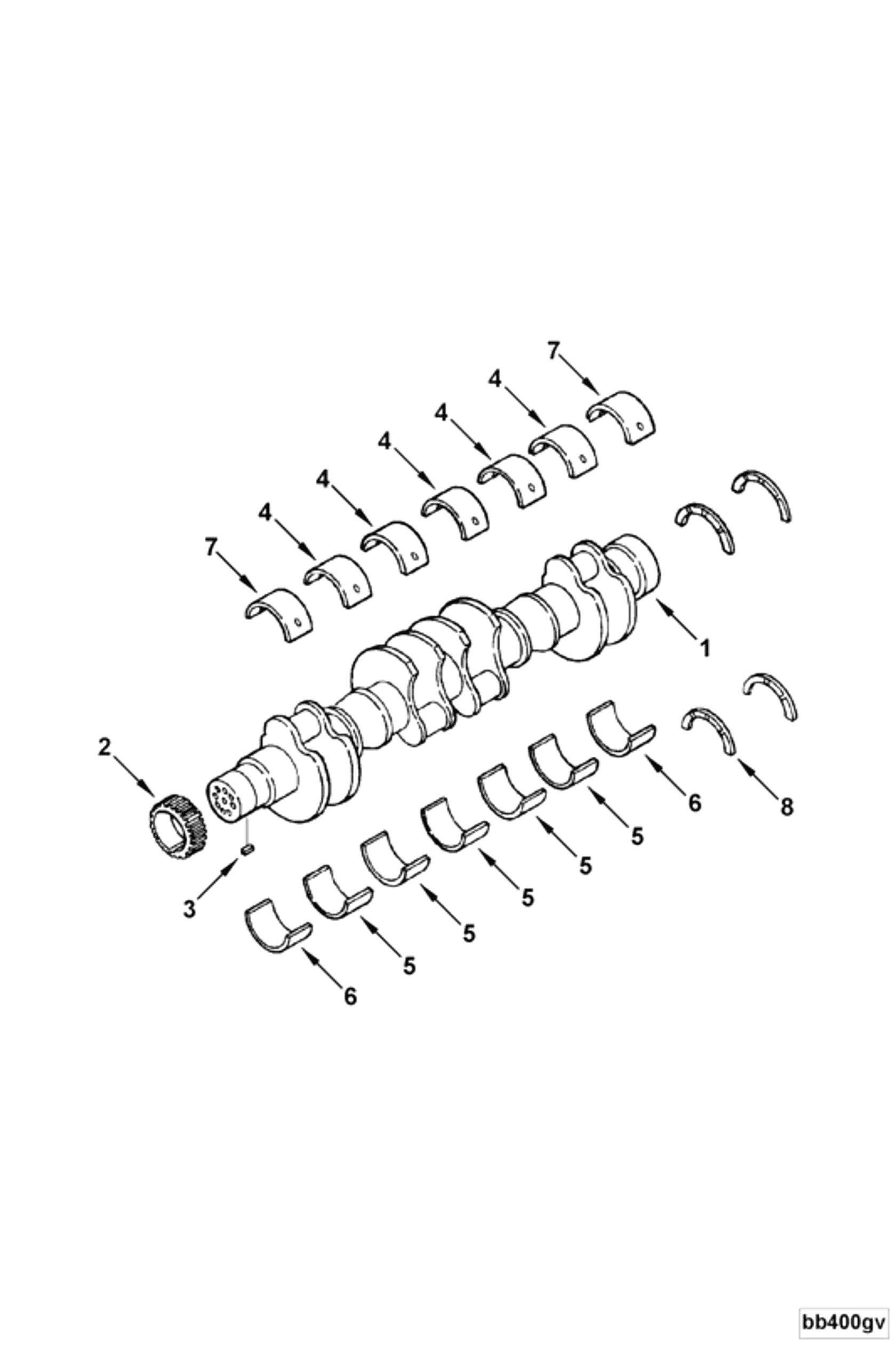 Engine | Cummins 3331586 | Engine Crankshaft