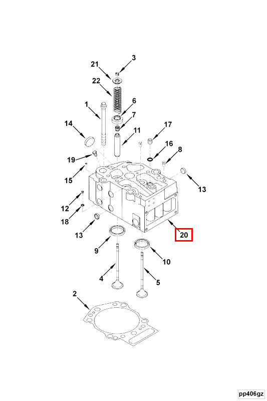 Cylinder Head | Cummins 3331732