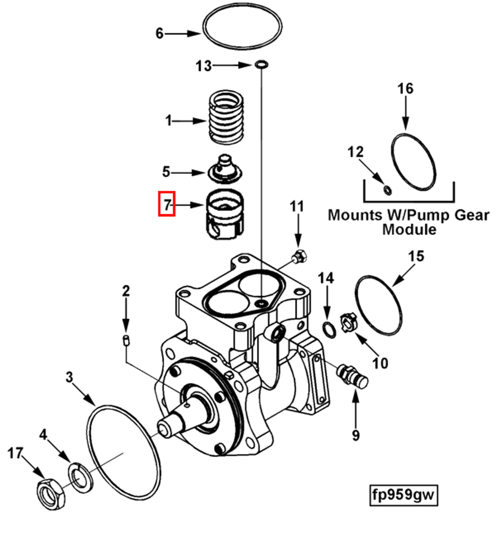 Tappet | Cummins 3347825 | Pump Tappet