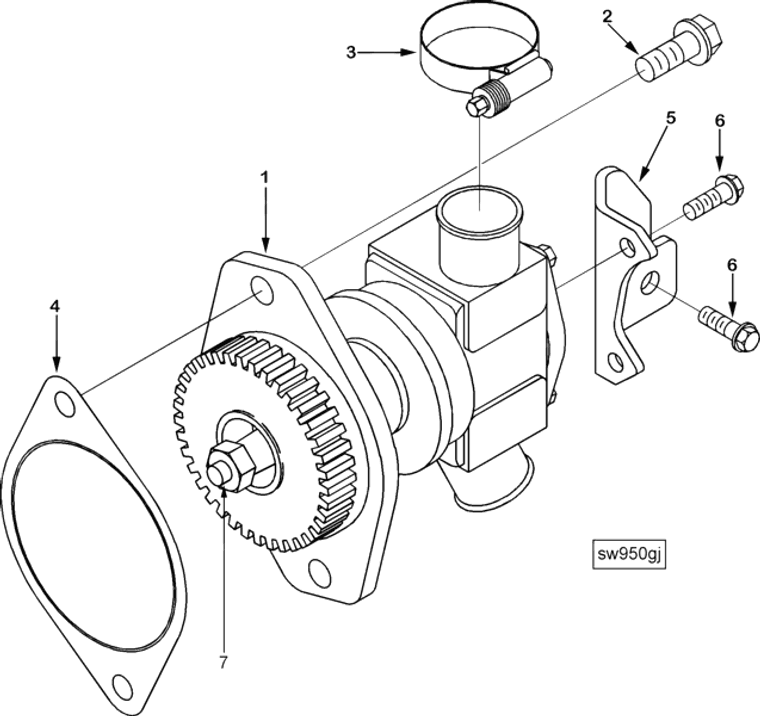 Water Pump | Cummins 3349198 | Water Pump Impeller