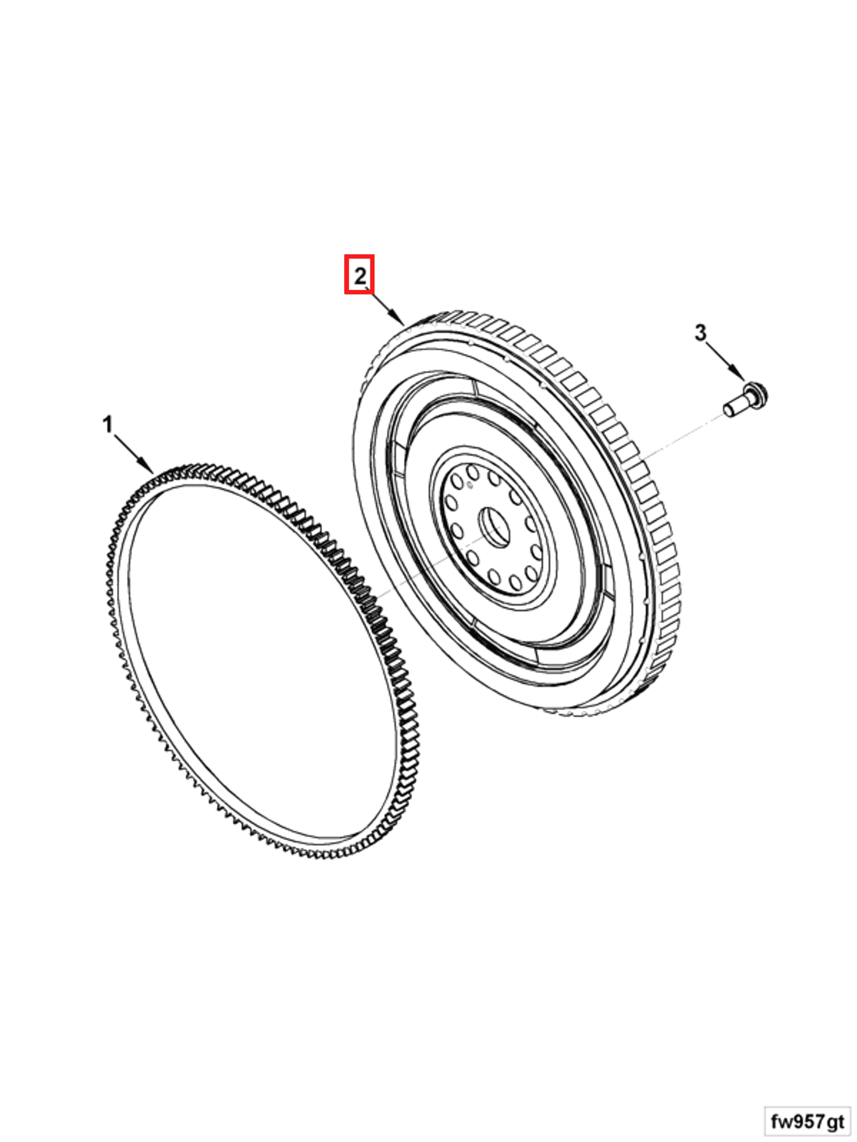 Flywheel | Cummins 3352923