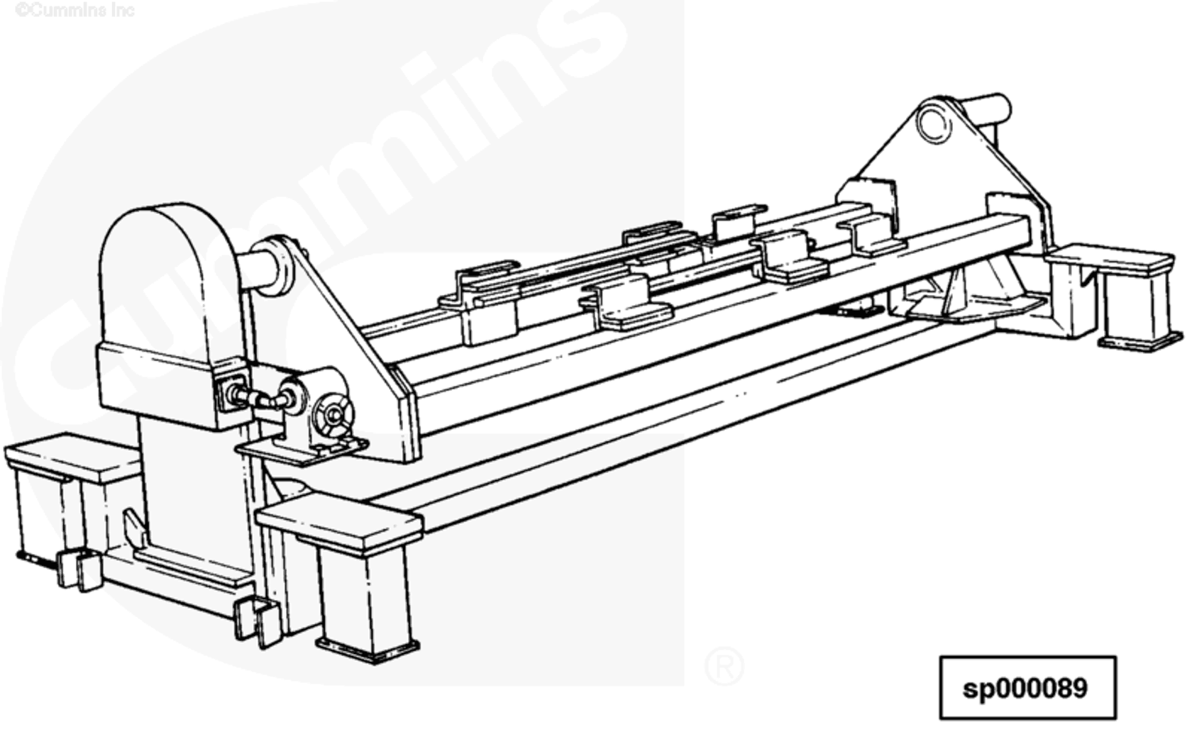 Engine | Cummins 3375955 | Engine Repair Stand