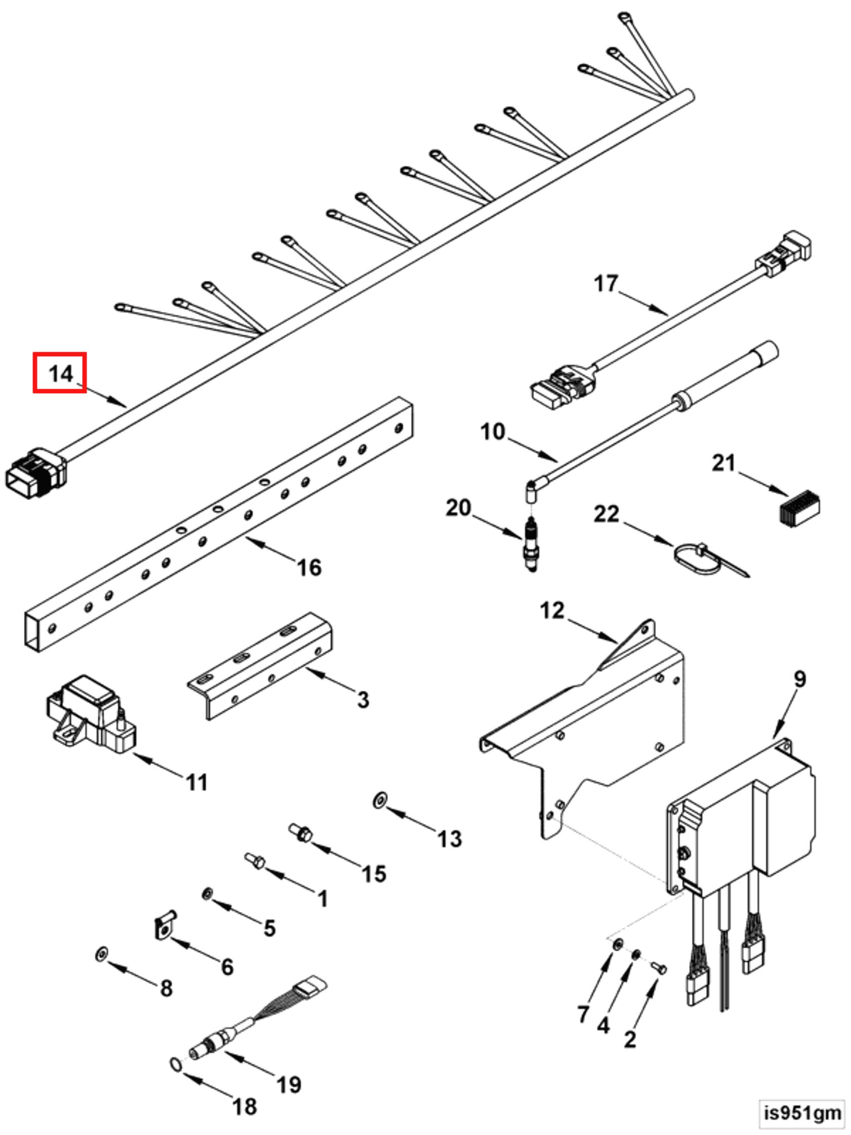 Ring | Cummins 3394266 | Wiring Harness