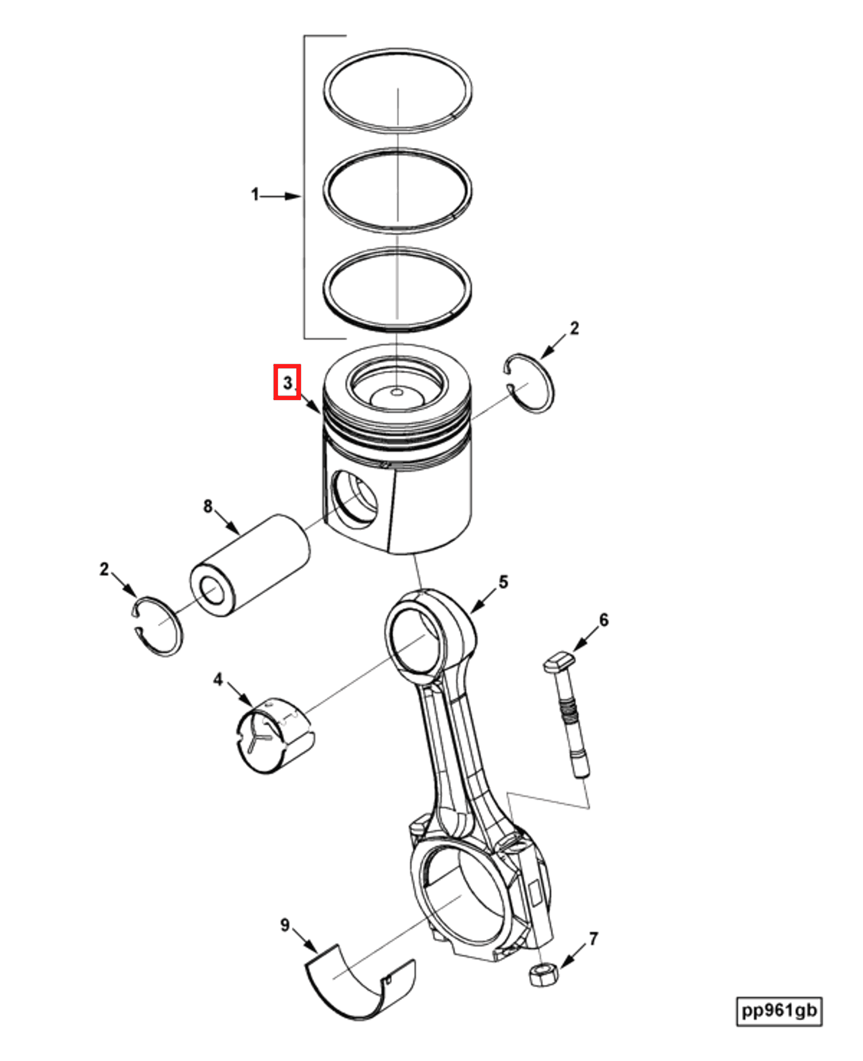 Engine | Cummins 3394459 | Engine Piston