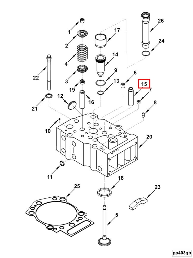Valve | Cummins 3394696 | Valve Stem Guide