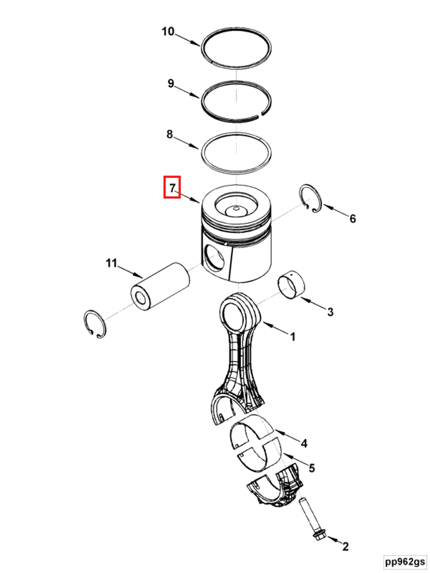 Engine | Cummins 3395236 | Engine Piston