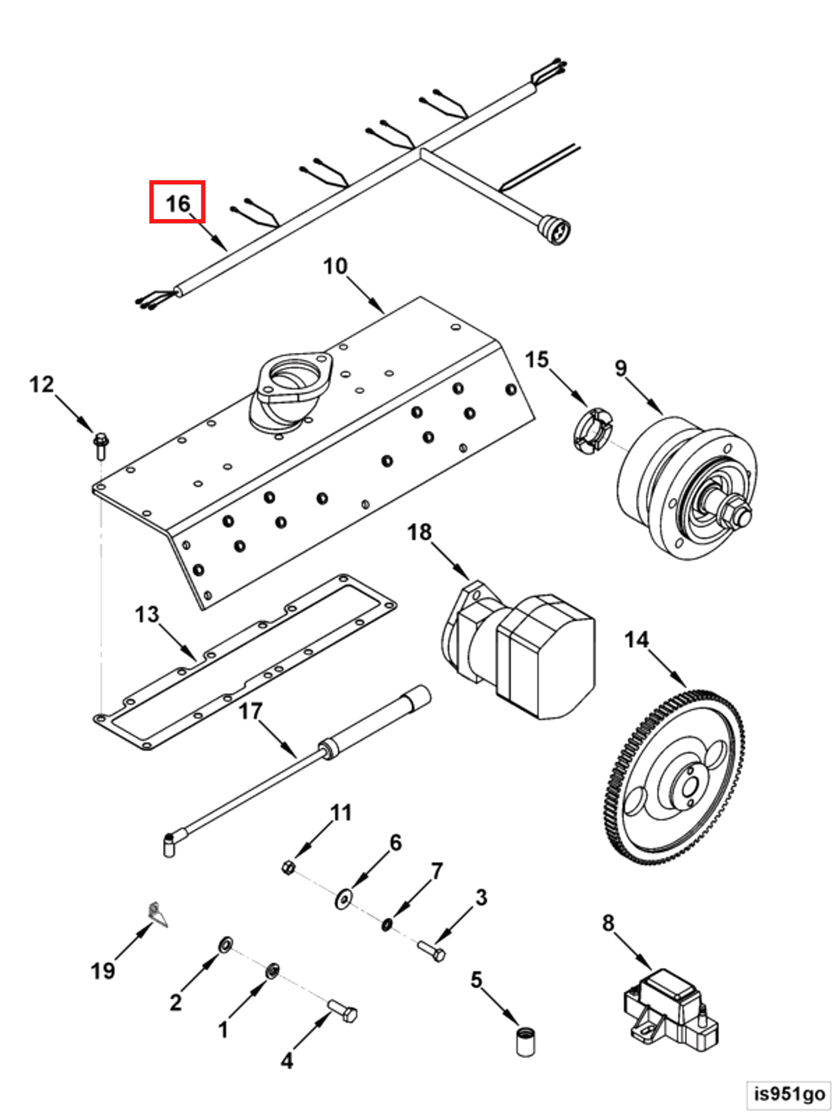 Ring | Cummins 3396090 | Wiring Harness