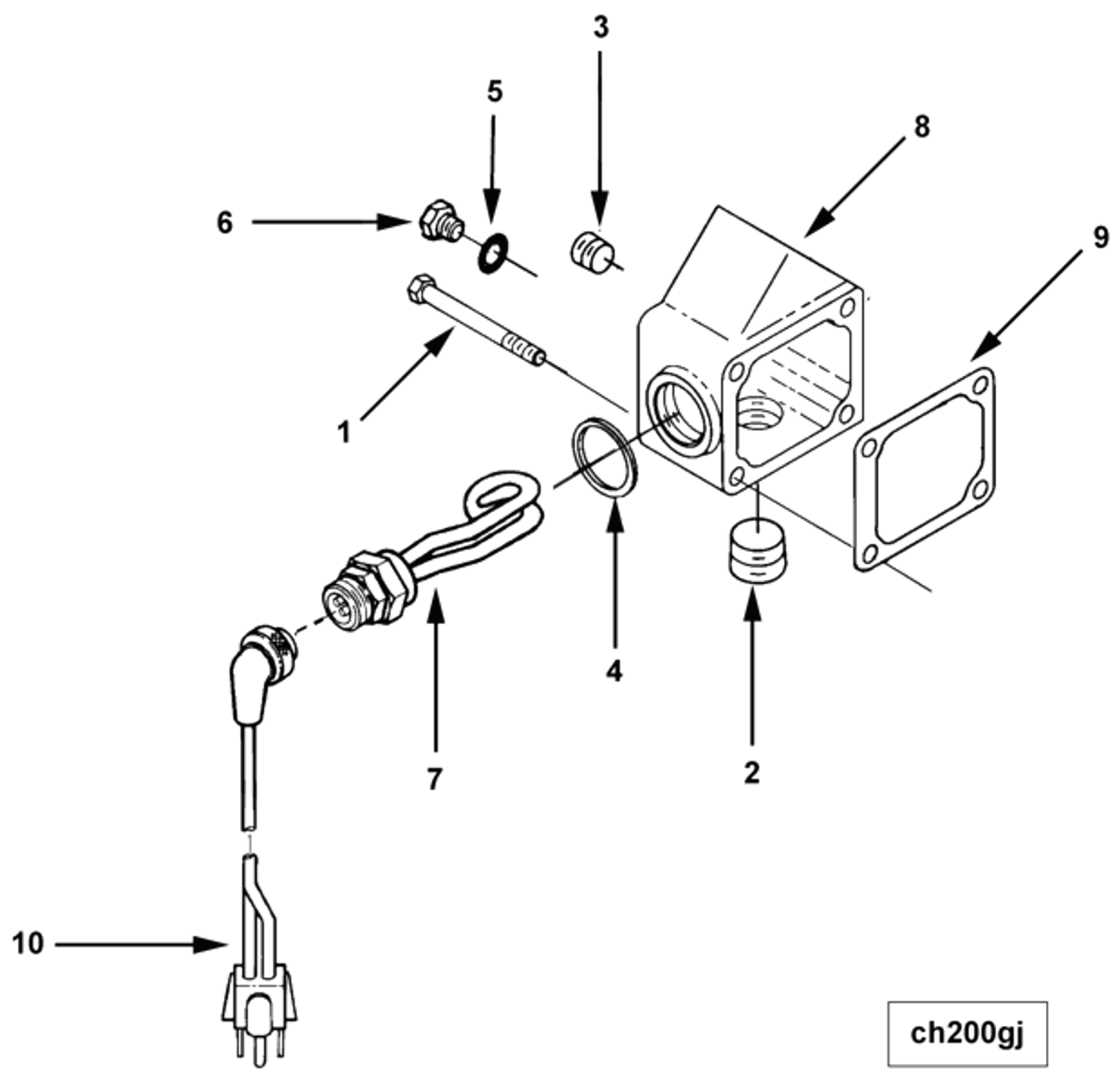 Engine | Cummins 3406930 | Engine Heater Top Level Assembly Housing