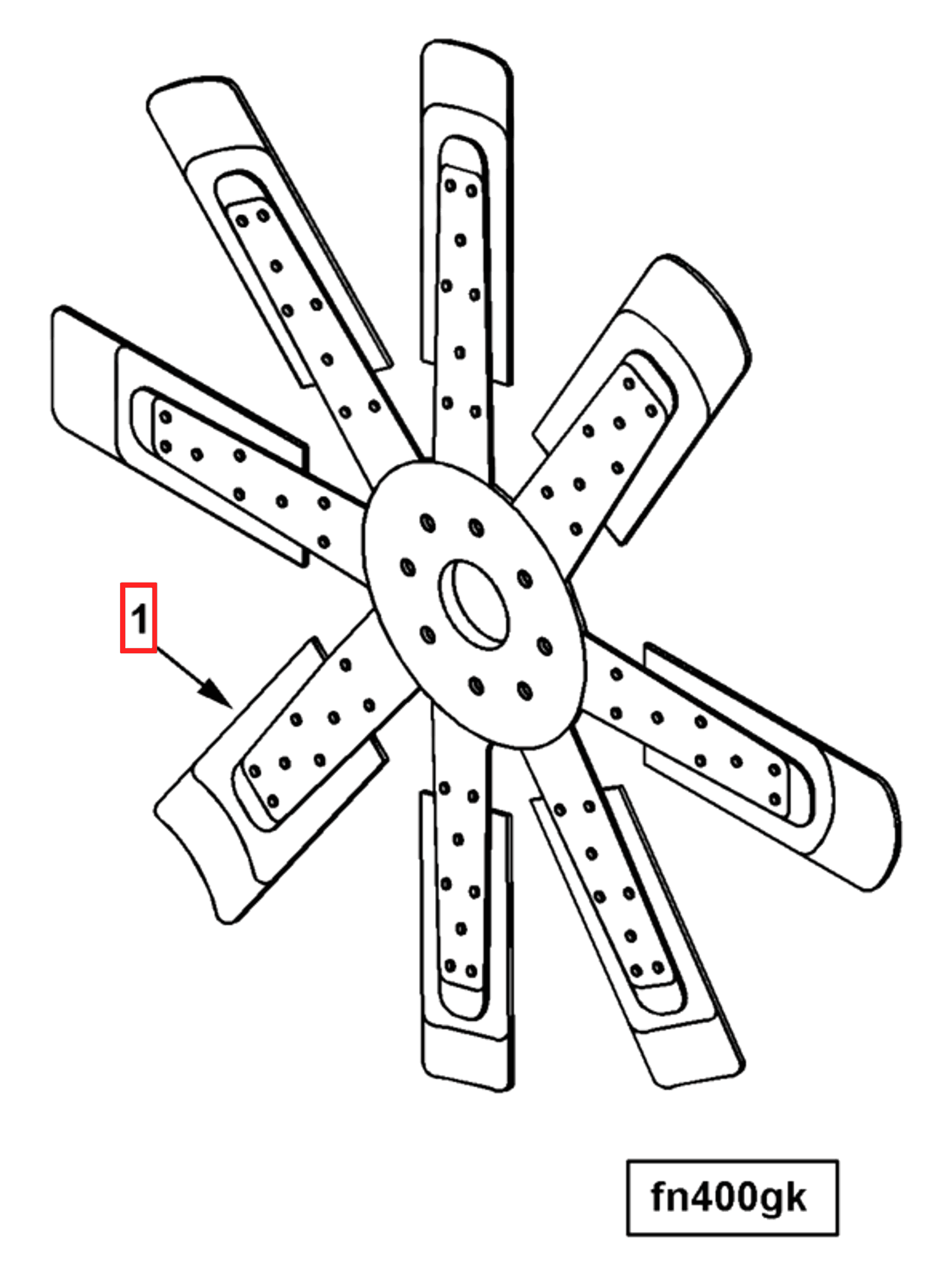 Engine | Cummins 3410155 | Engine Fan