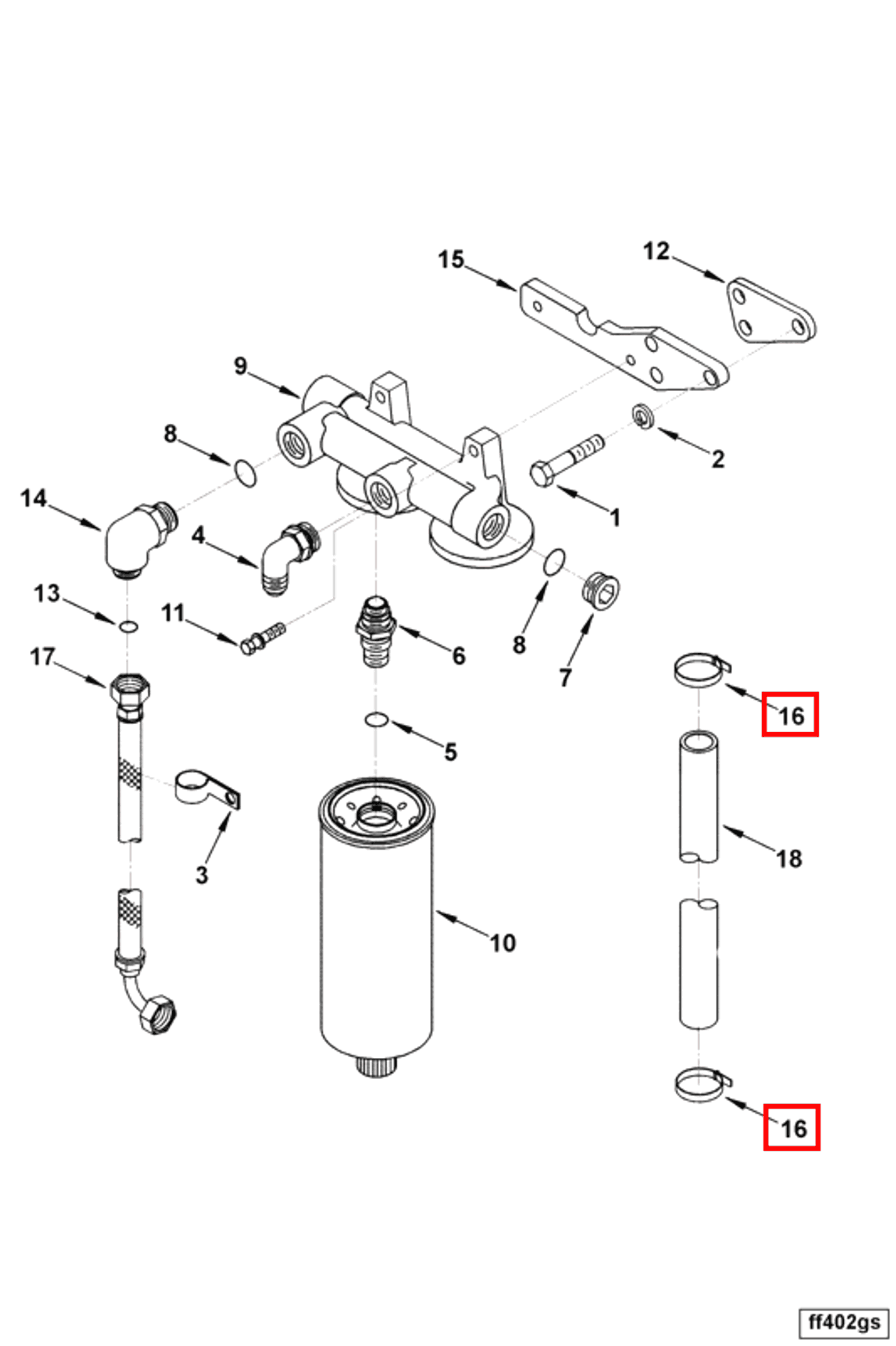 Retainer | Cummins 3410275 | Retaining Clamp