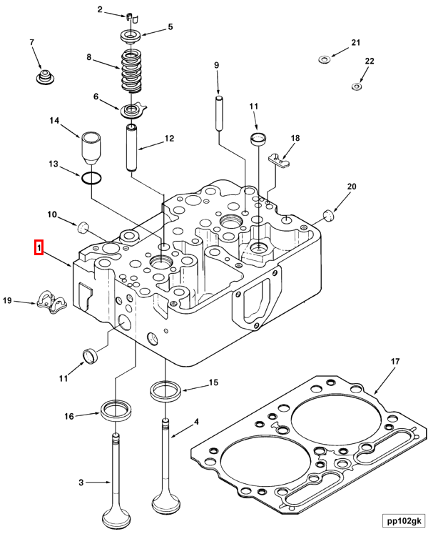 Cylinder Head | Cummins 3411803