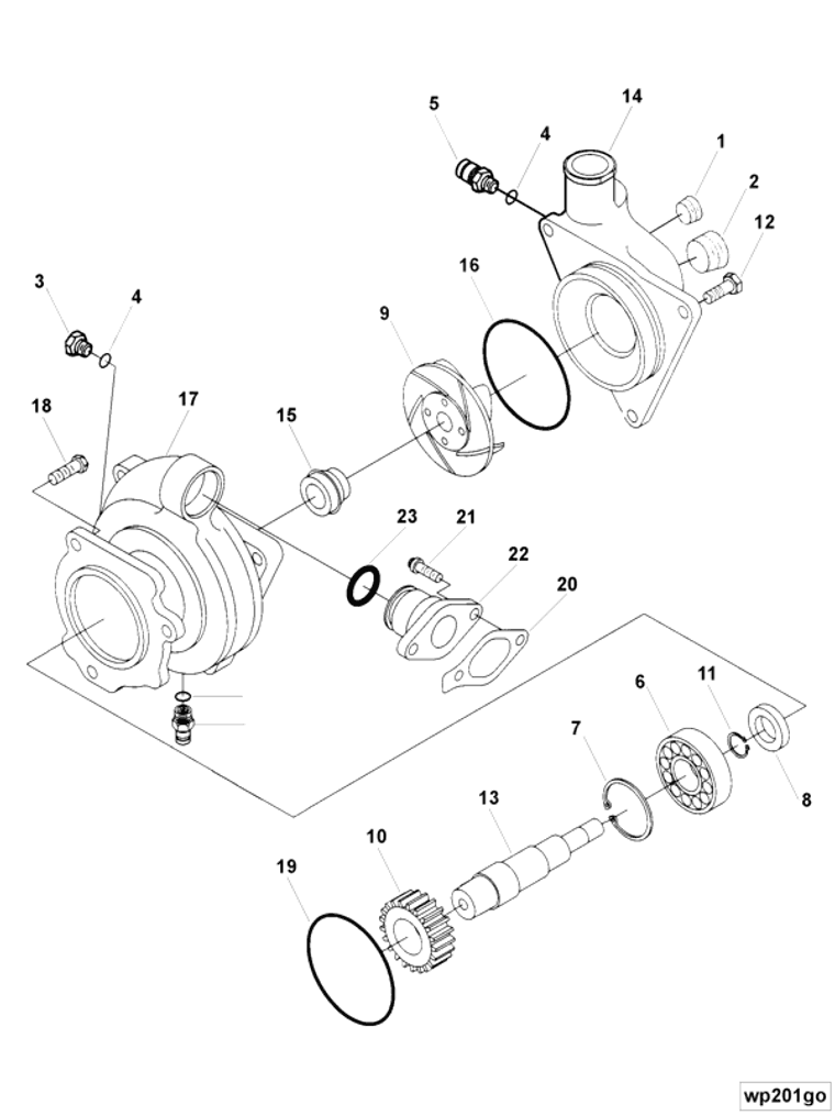 Water Pump | Cummins 3418017 | Water Pumps