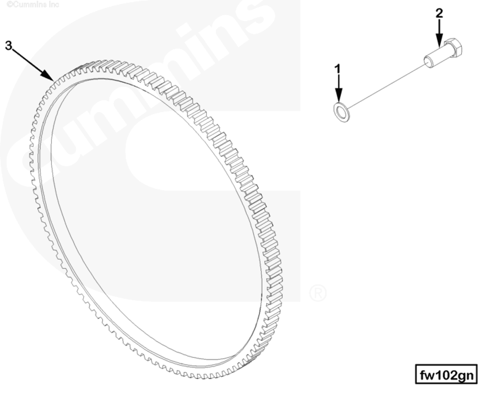 Flywheel | Cummins 3418546