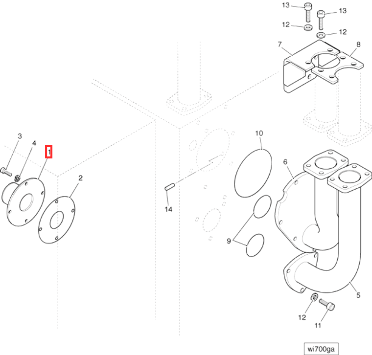 Water Pump | Cummins 3421162 | Water Pump Cover