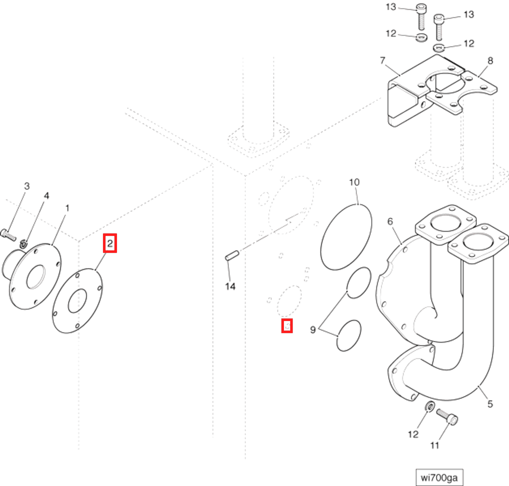 Gasket | Cummins 3421190 | Flange Gasket