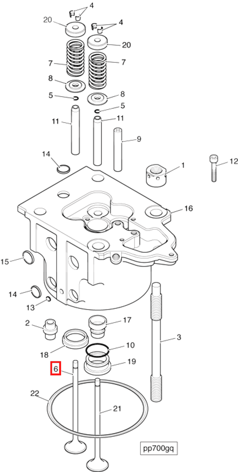 Valve | Cummins 3421714 | Intake Valve