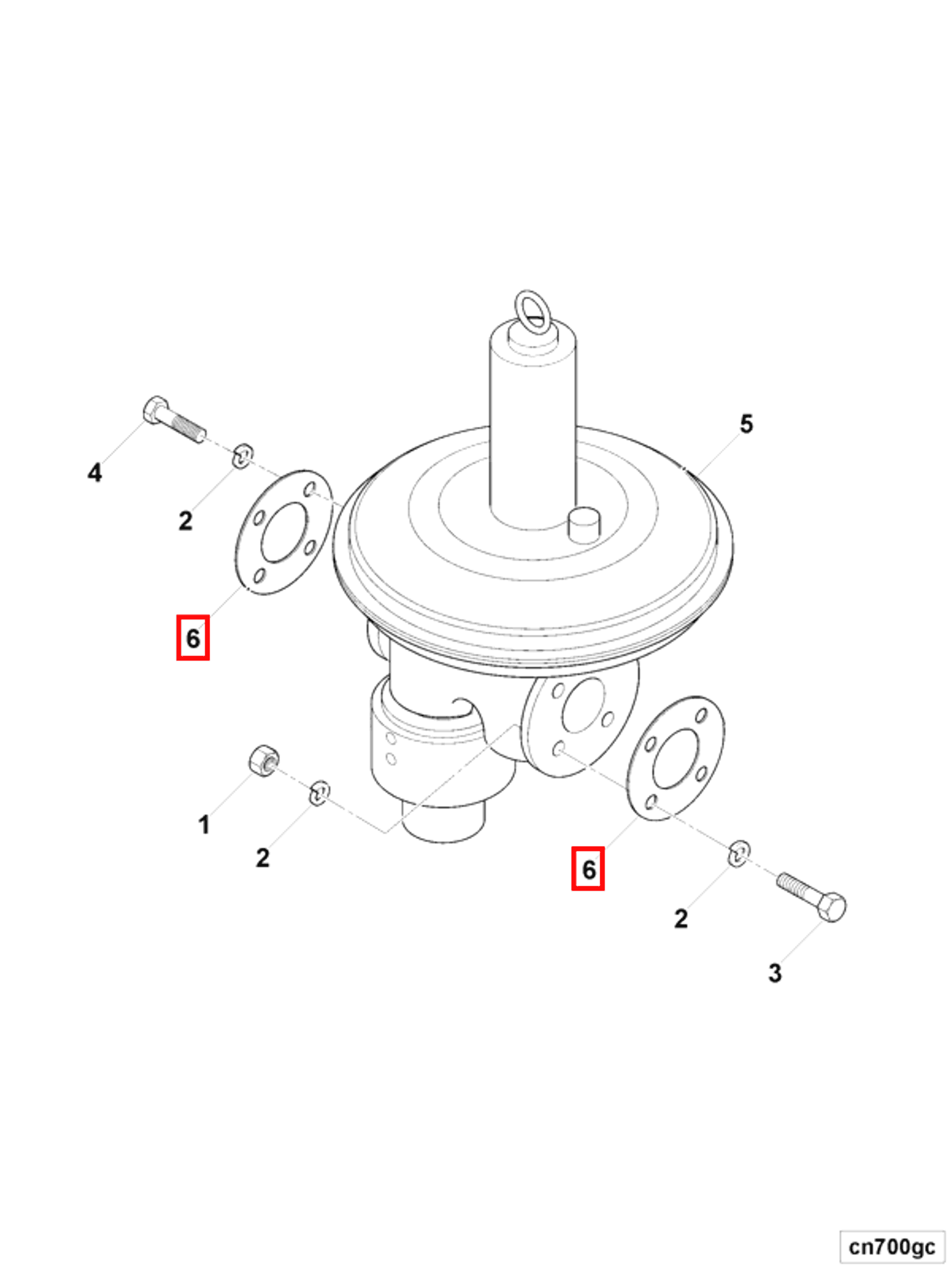 Gasket | Cummins 3422745 | Flange Gasket