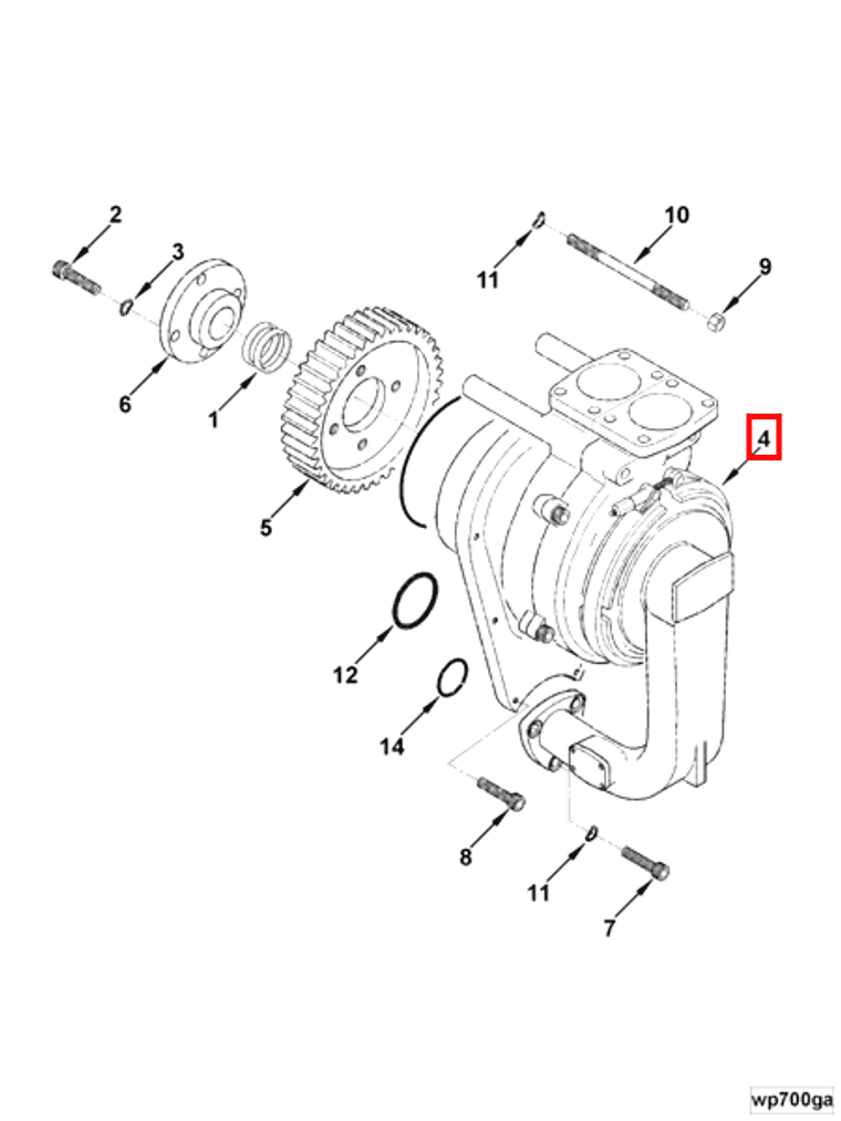 Water Pump | Cummins 3422962