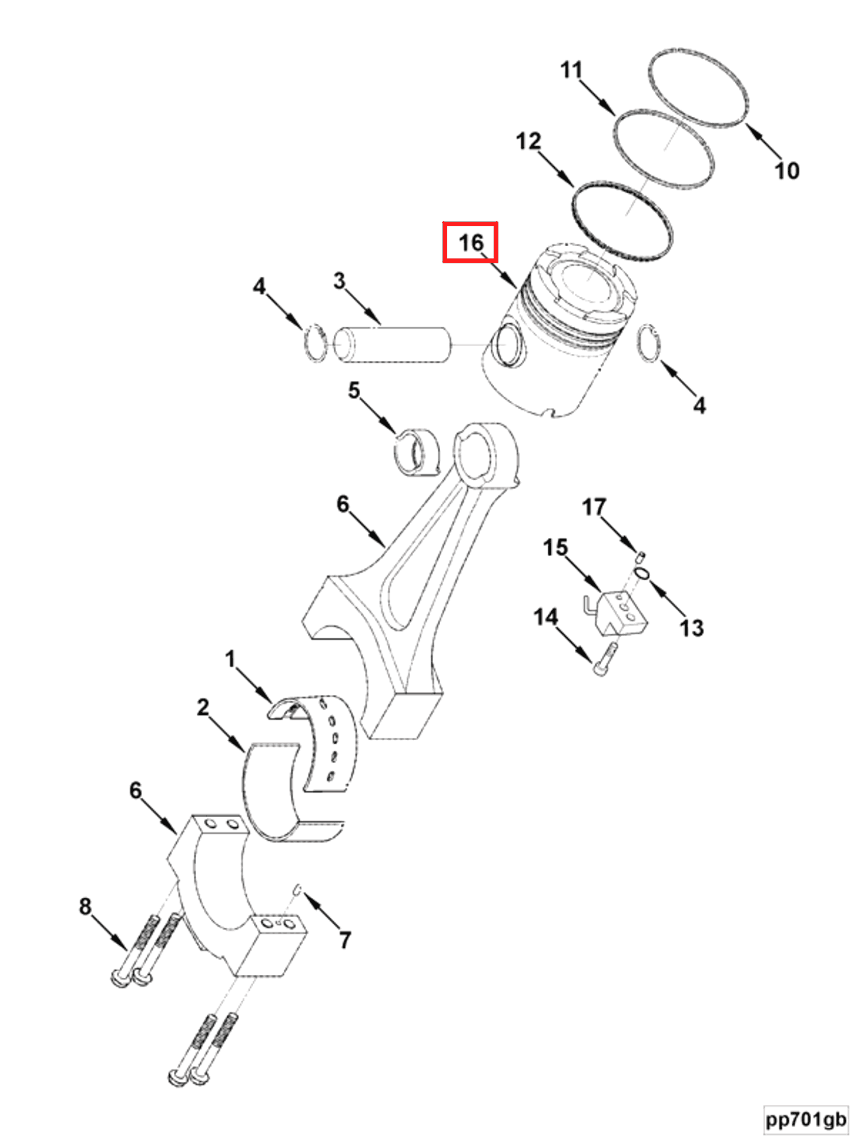 Engine | Cummins 3423156 | Engine Piston