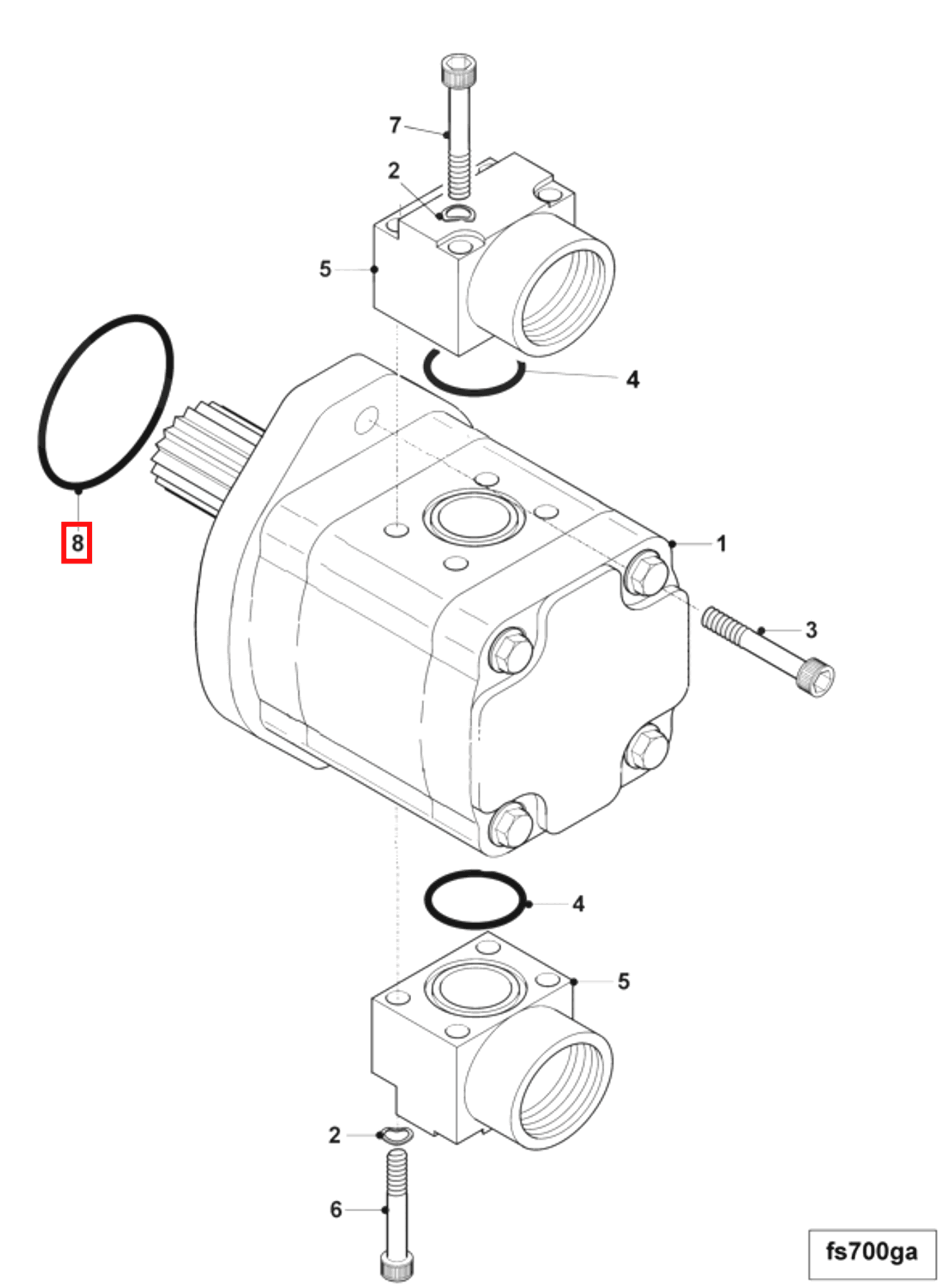 Gasket | Cummins 3423291 | Flange Gasket