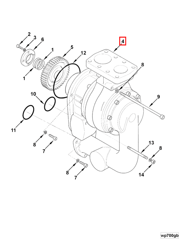 Water Pump | Cummins 3424275
