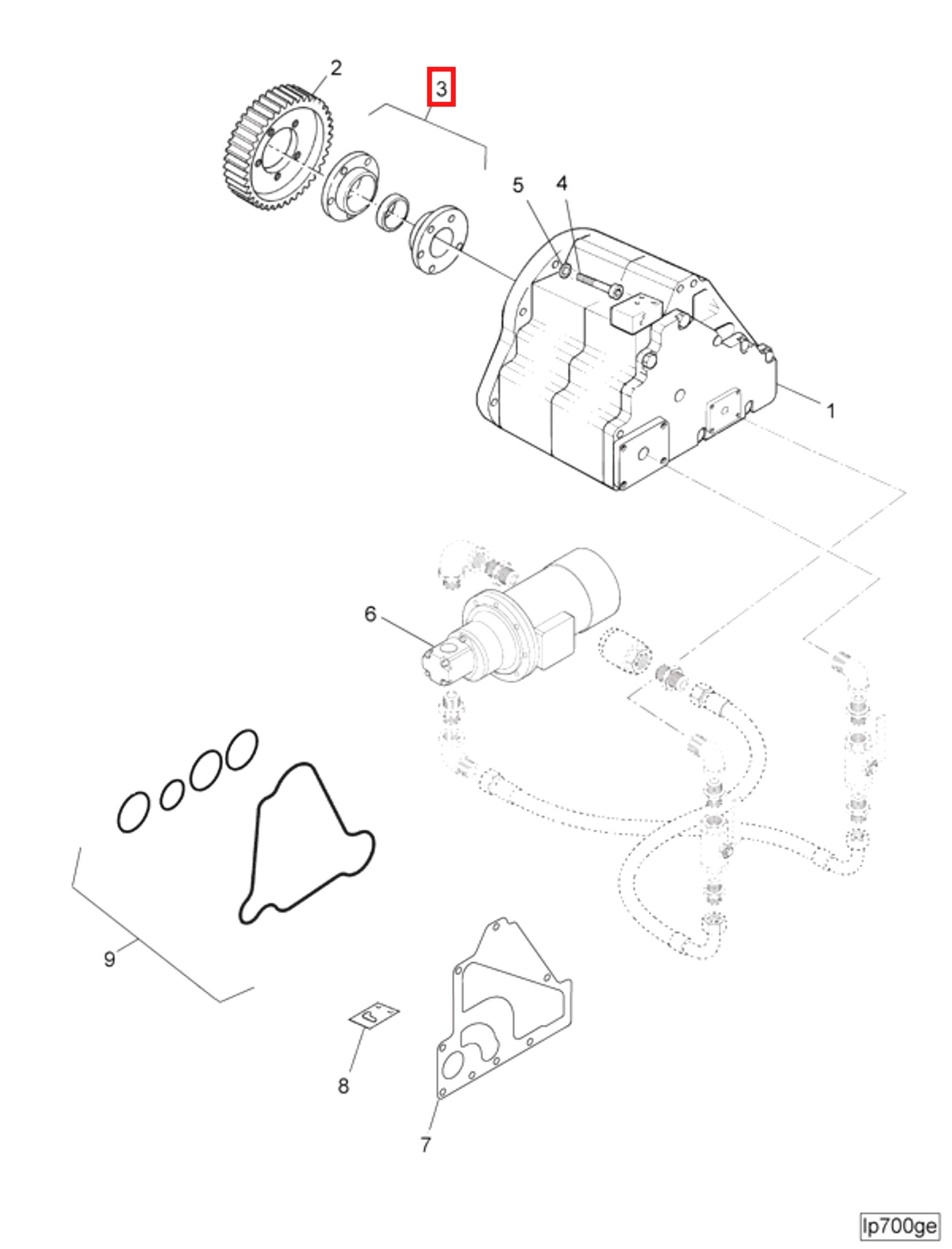 Ring | Cummins 3424703 | Locking Ring