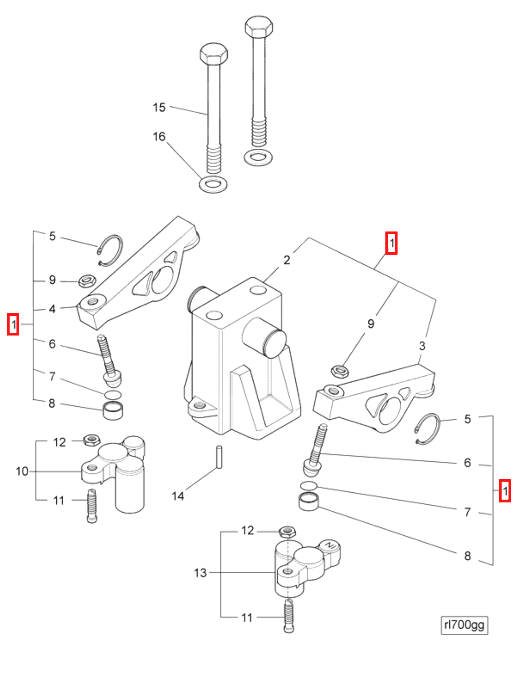 Rocker | Cummins 3426183 | Rocker Lever Support