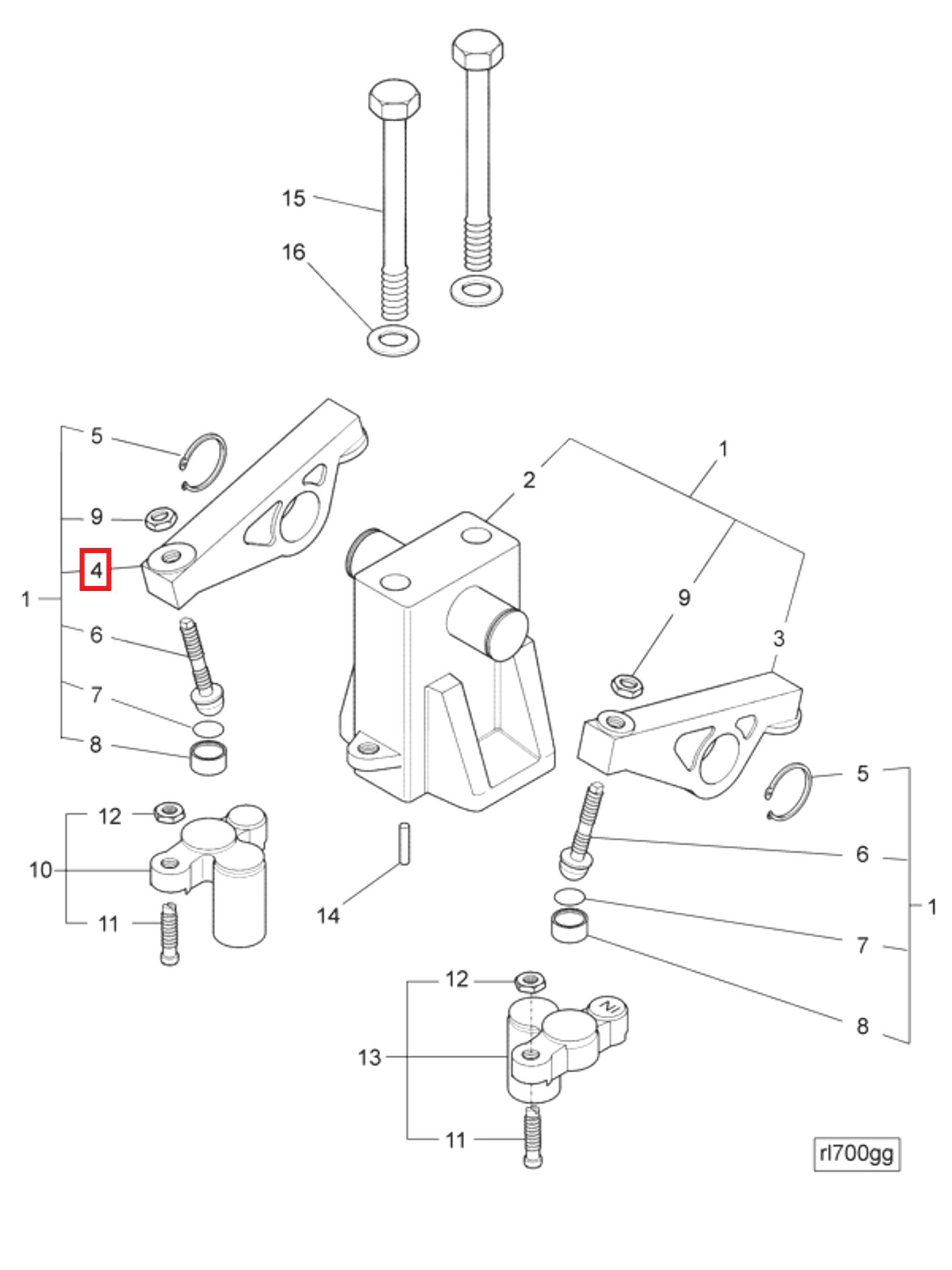 Rocker | Cummins 3426187 | Rocker Lever