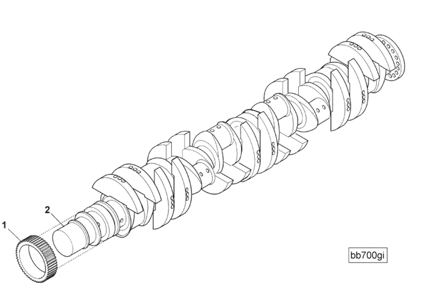 Engine | Cummins 3426722 | Engine Crankshaft