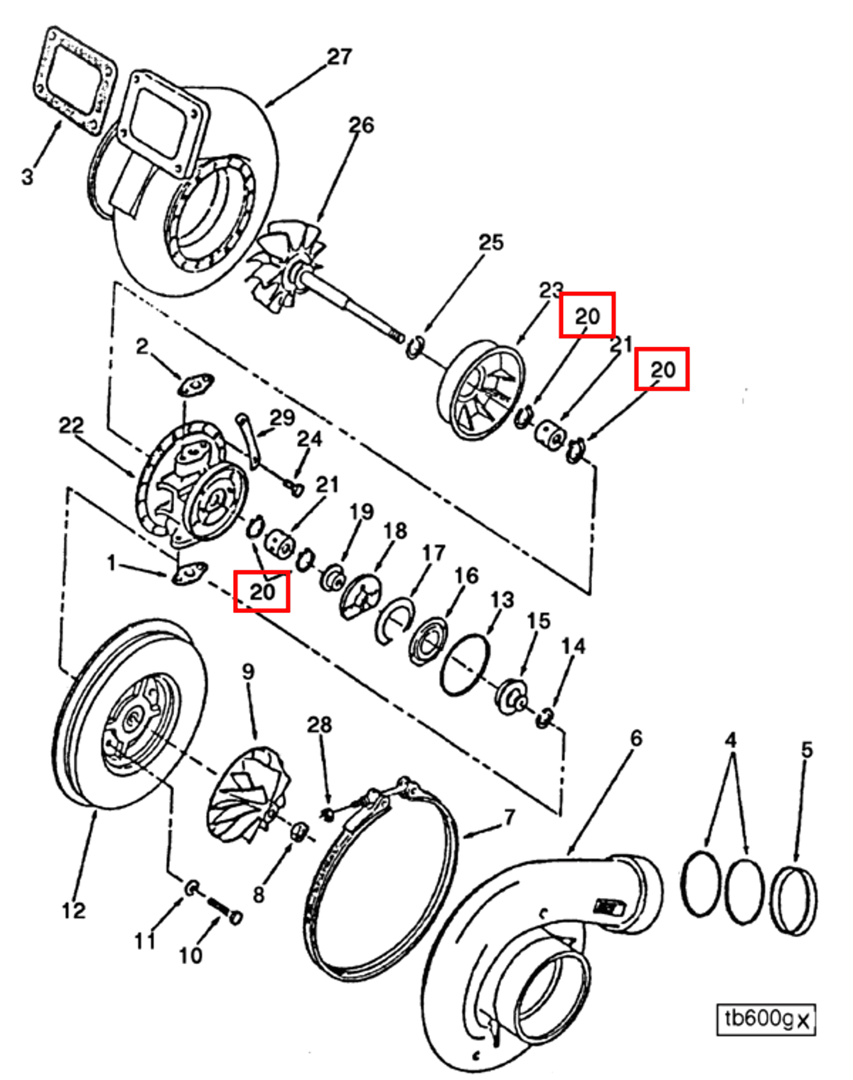 Retainer | Cummins 3519641 | Retaining Ring