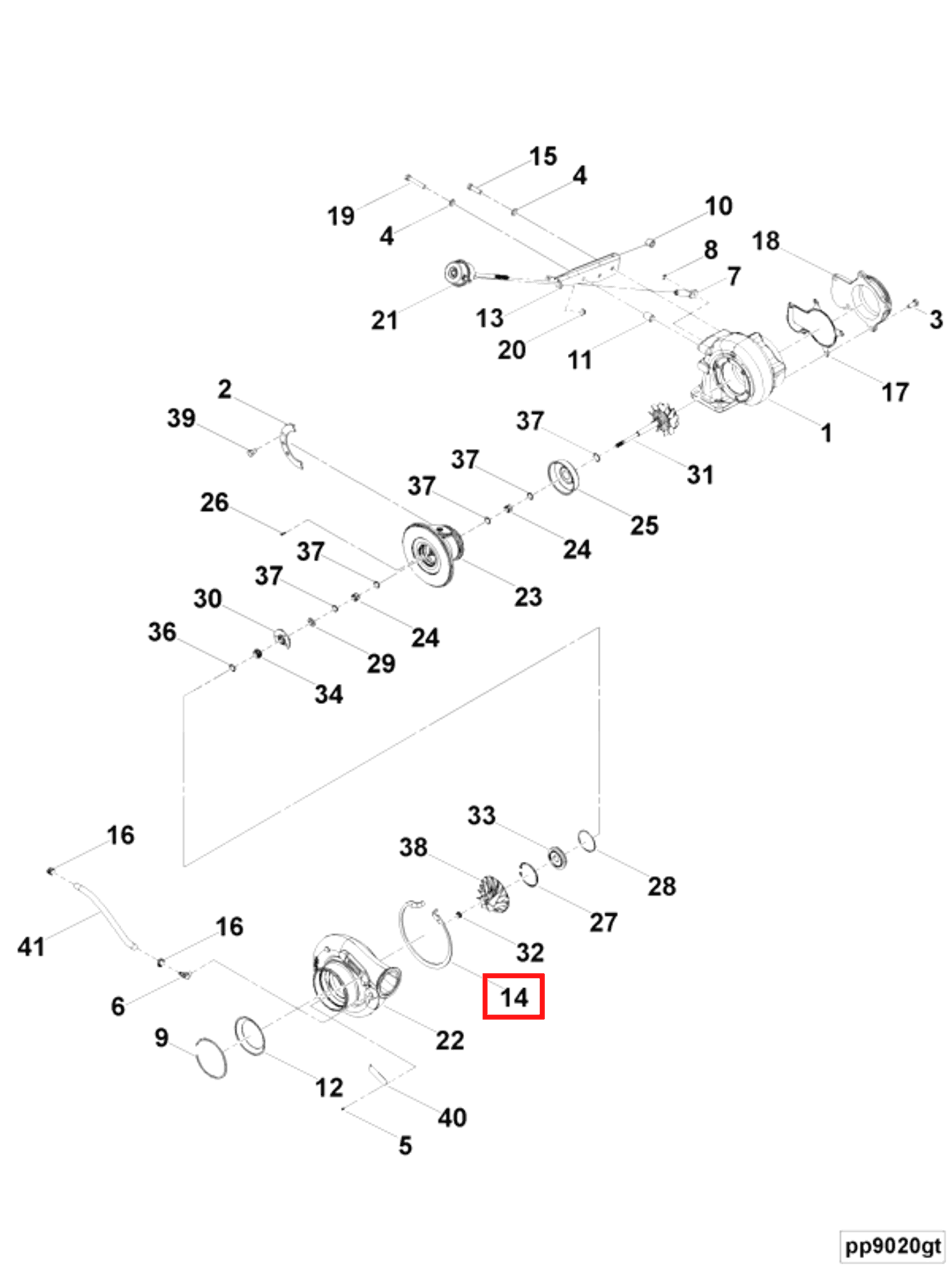 Retainer | Cummins 3533163 | Retaining Ring