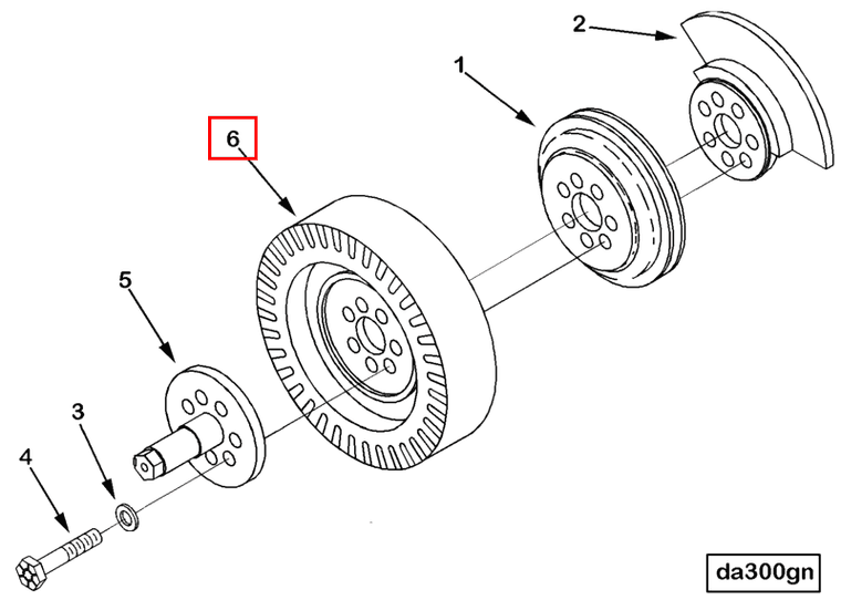 Vibration Damper | Cummins 3552896 | Tuned Vibration Damper